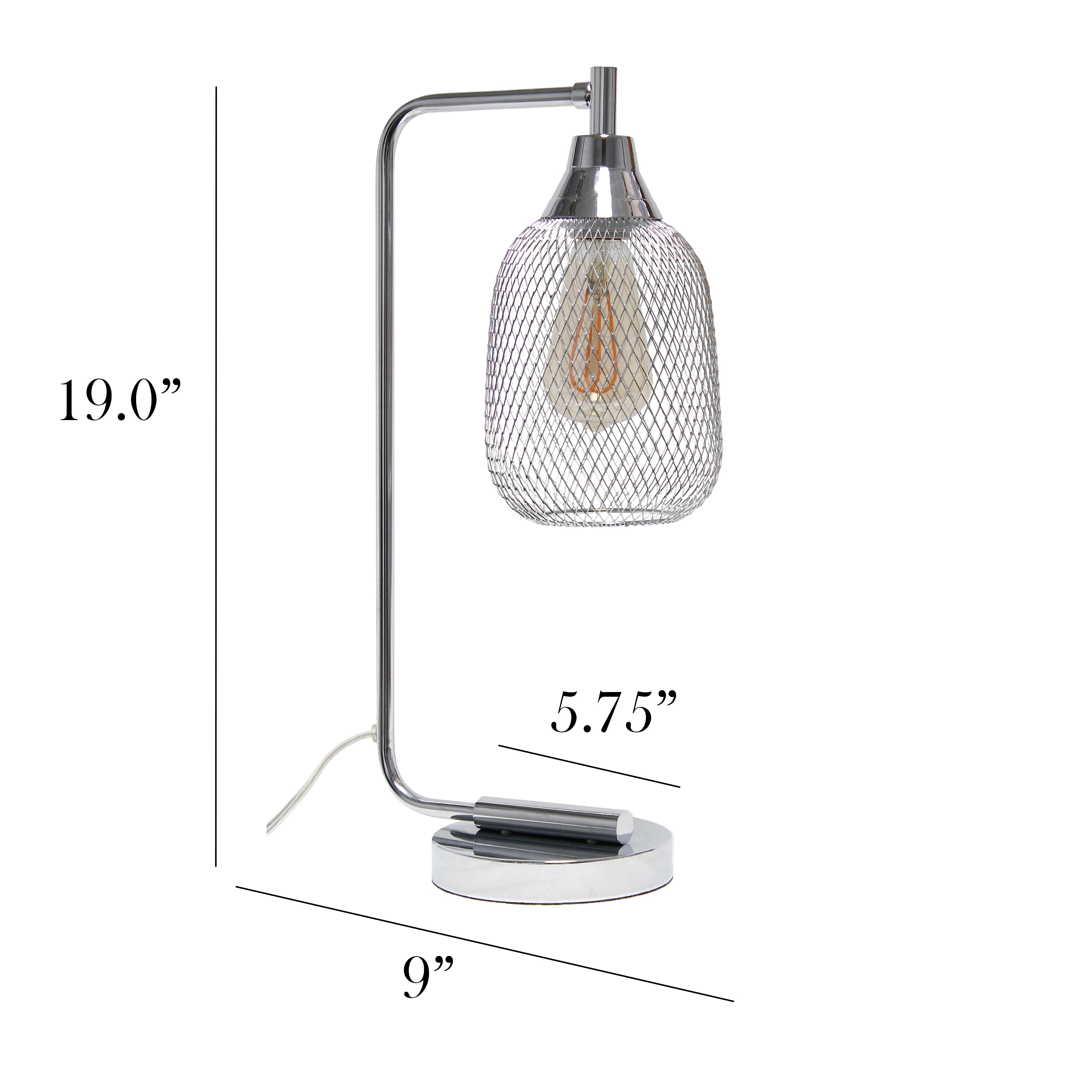 Elegant Designs LD1060-CHR-LB Desk-Table-Lamps - View #3