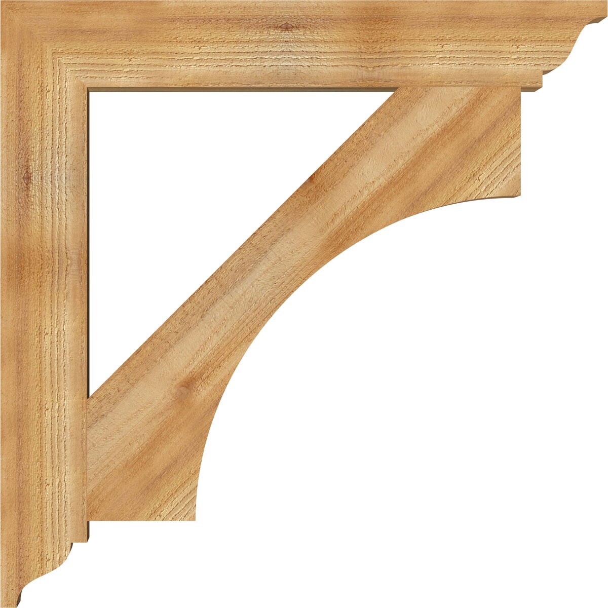 Ekena Millwork BKT04X28X28WTL01RWR Exterior-Brackets-Braces - View #3