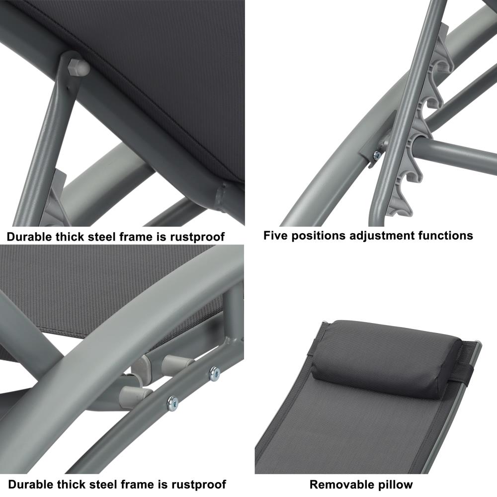 FOREST HOME TLC001GY Patio-Chairs - View #3