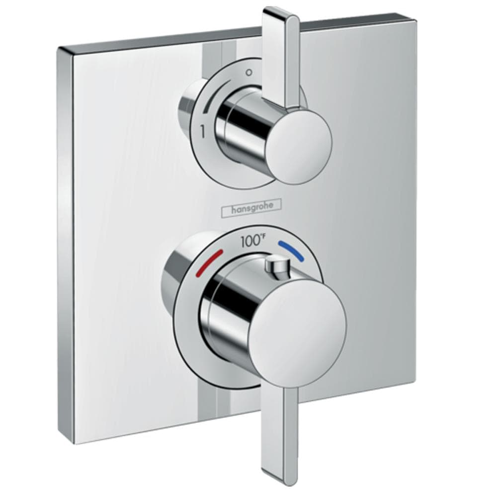 Hansgrohe 15714001 Chrome 2 -Handle Lever Shower Faucet Handle