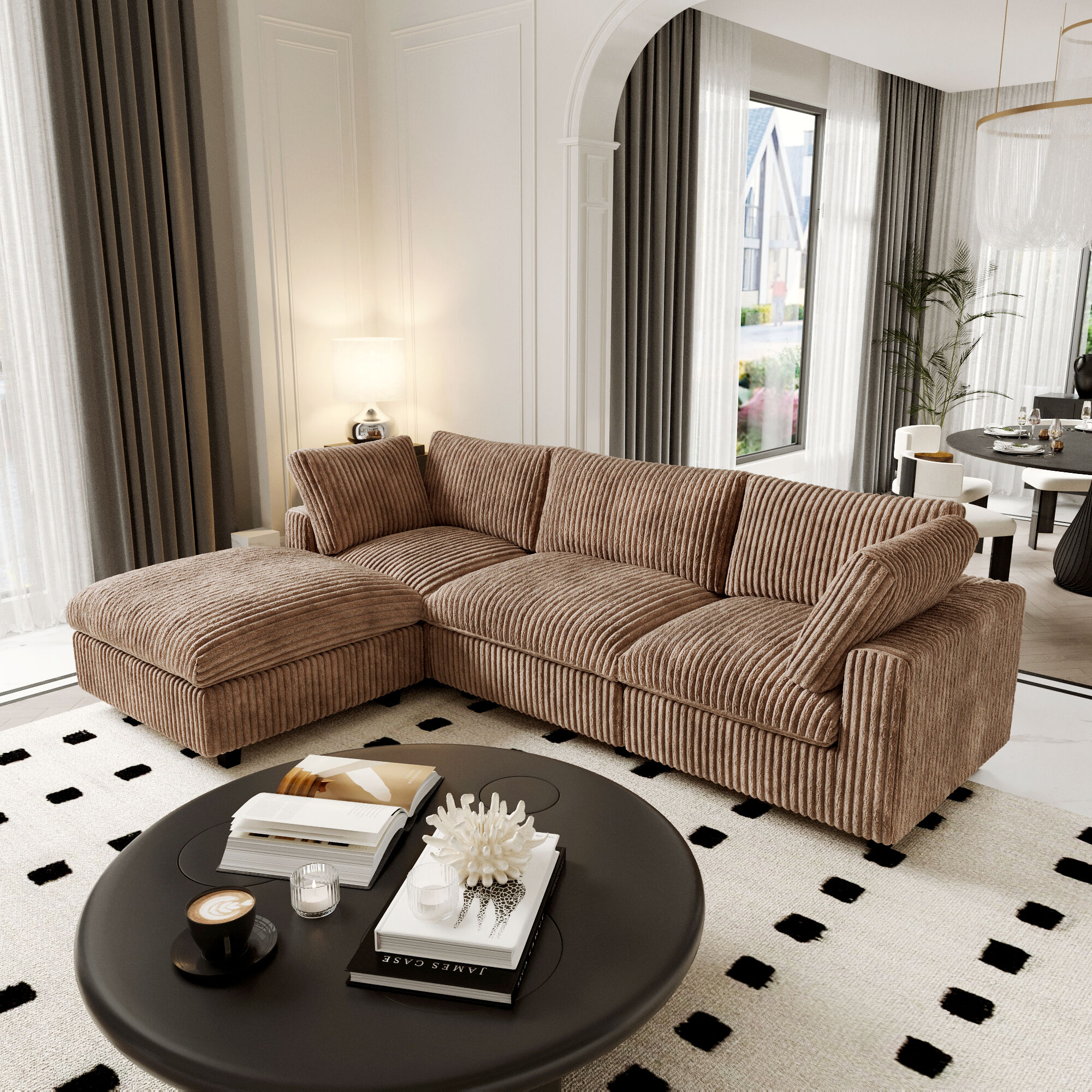BuotiqHom DH-SF3+1-141TA Sofas-Loveseats - View #2