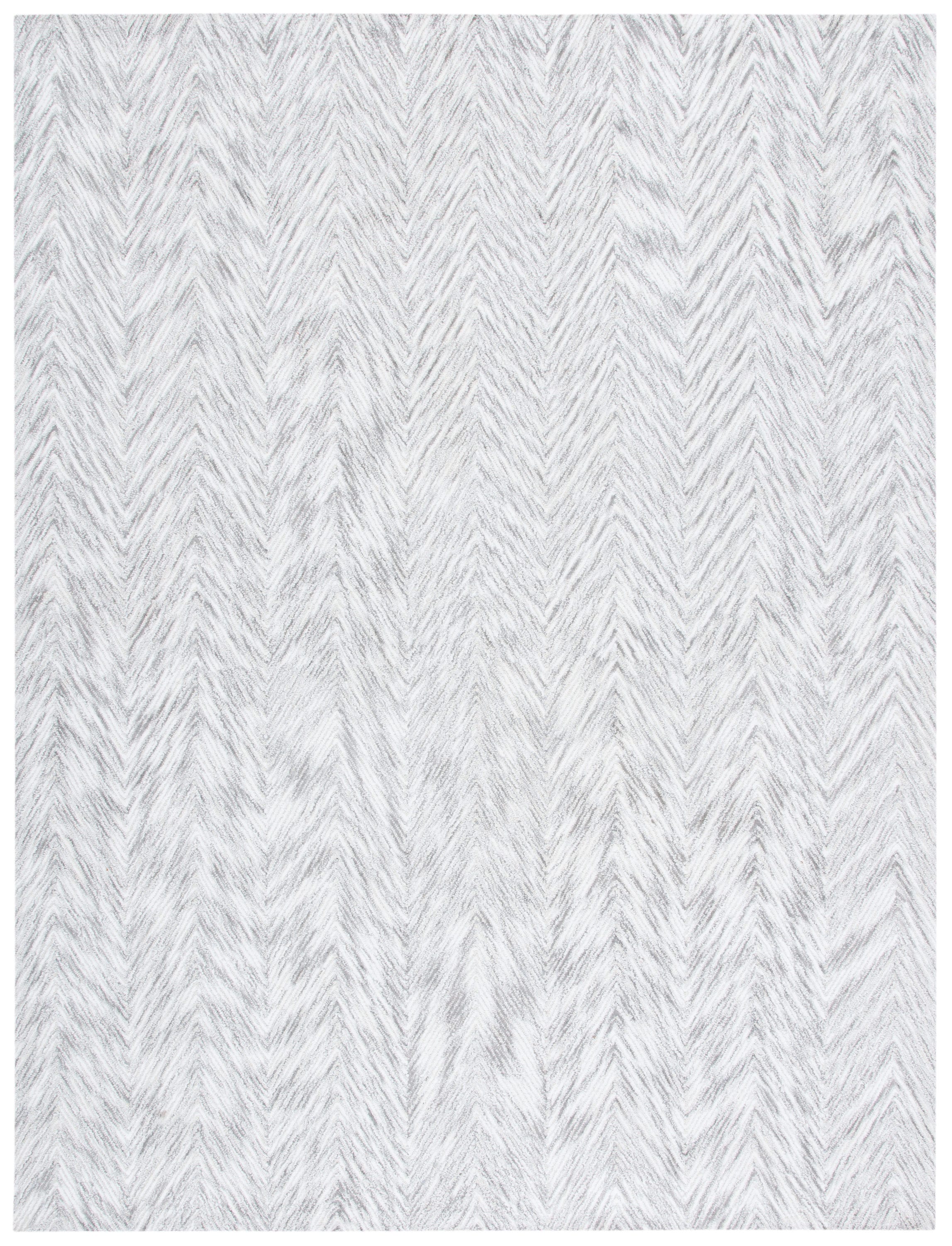 Safavieh SOH175F-8 Soho Guruzne 8 x 10 (ft) Tufted Synthetic Gray/Ivory Rectangular Indoor Abstract Bohemian/Eclectic Area rug
