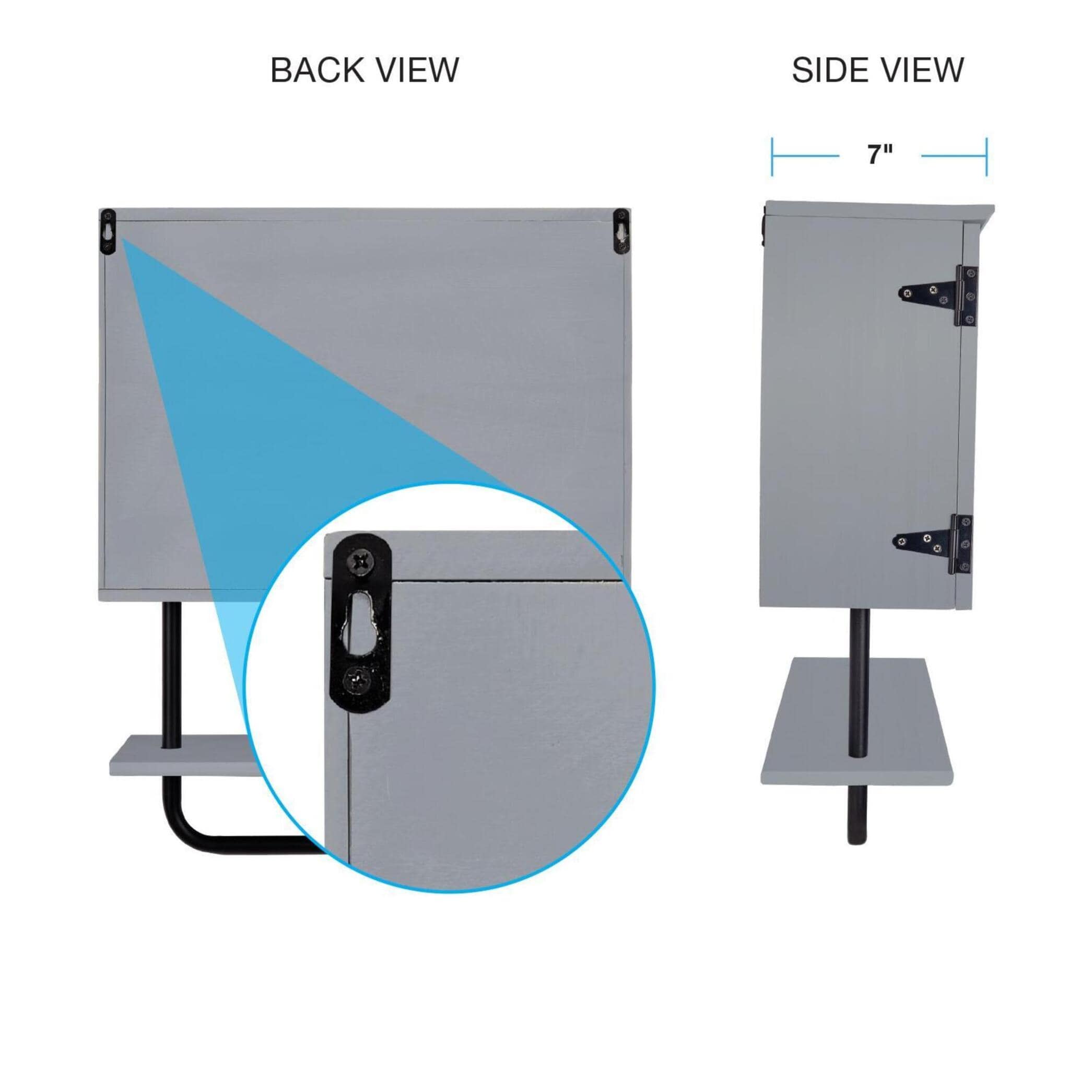 Excello Global Products EGP-HD-0355A Bathroom-Wall-Cabinets - View #7