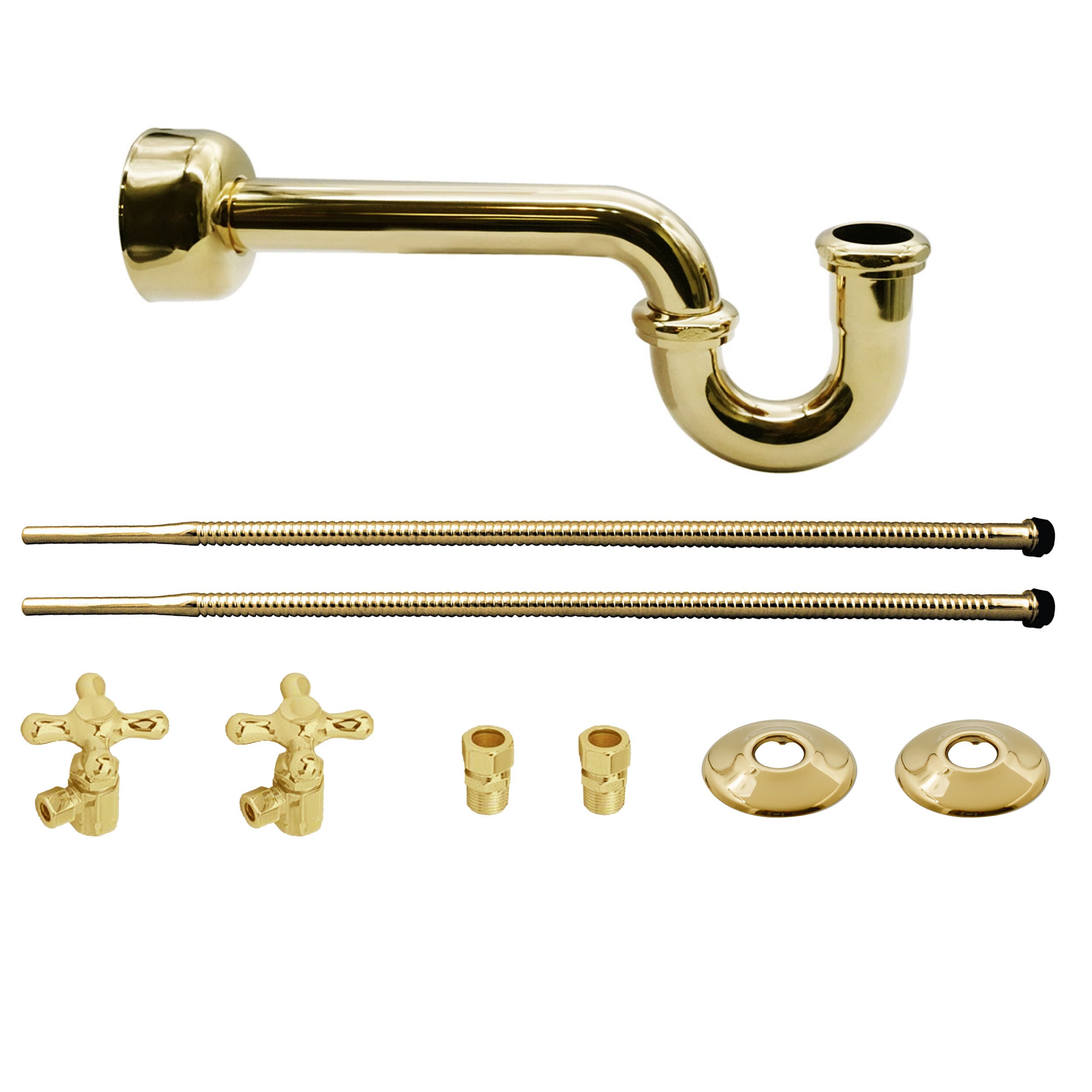 WESTBRASS D1738L-01 1-1/2-in Brass P-trap