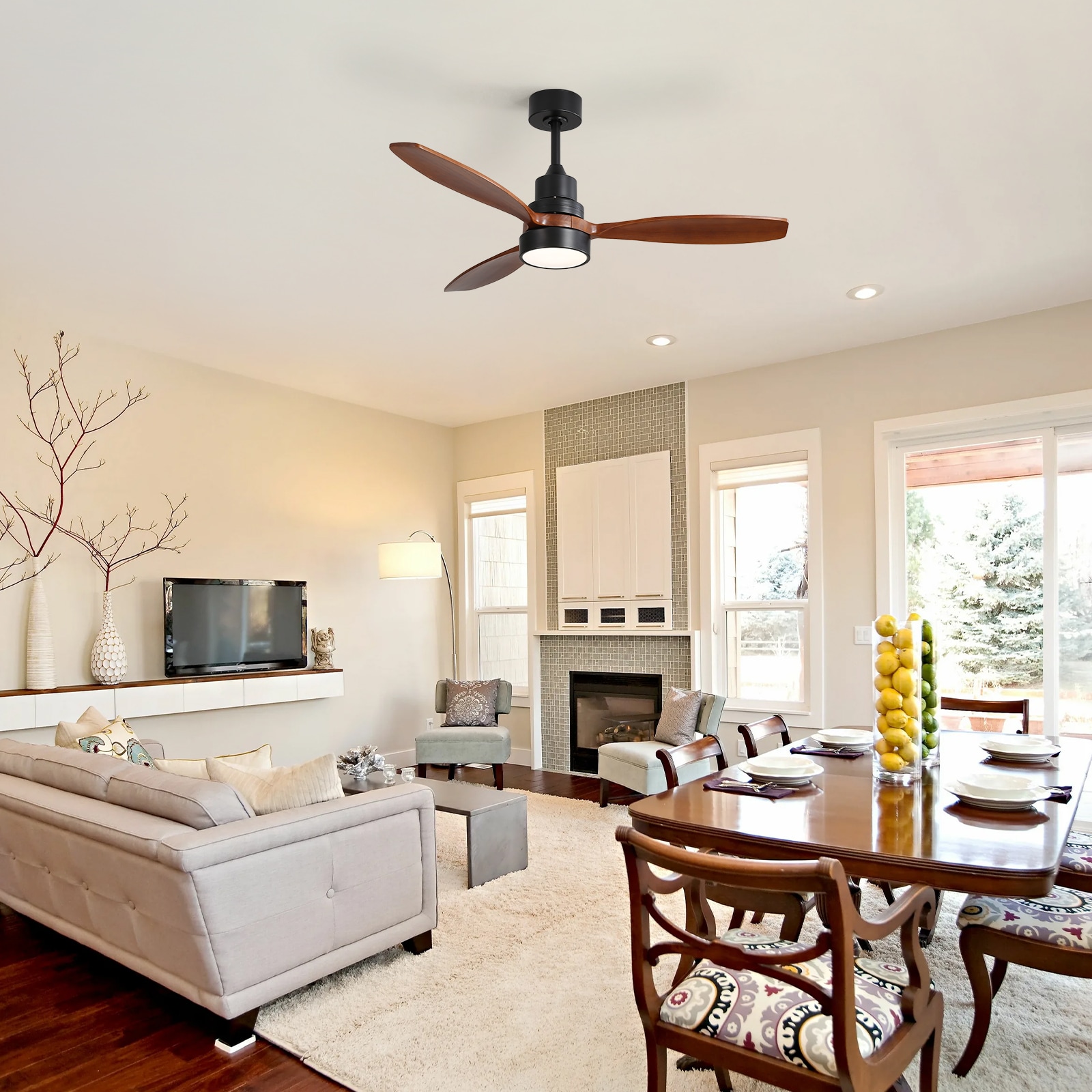 Sofucor LS-52K076-BK-HTM-60 Ceiling-Fans - View #2