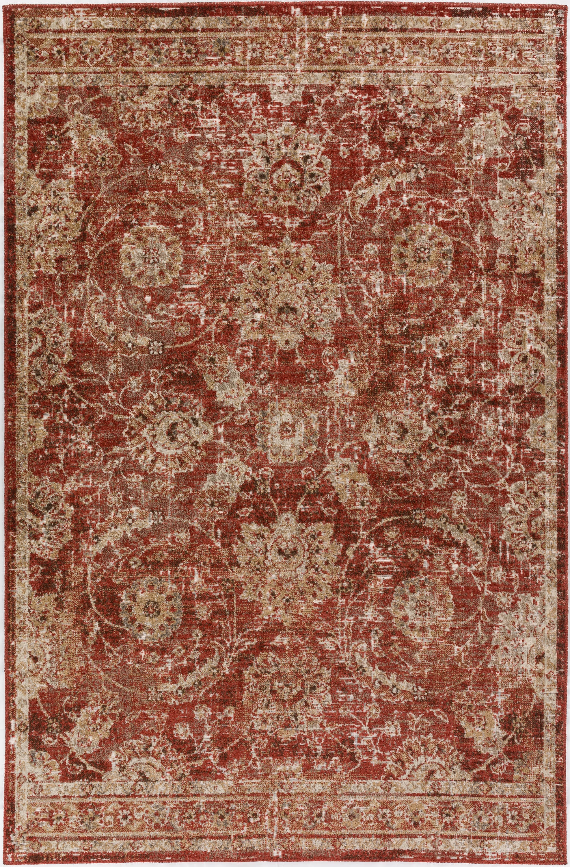 Addison Rugs AFX32RU10X13 Fairfax 9 X 13 (ft) Rust Indoor Distressed/Overdyed Bohemian/Eclectic Area Rug