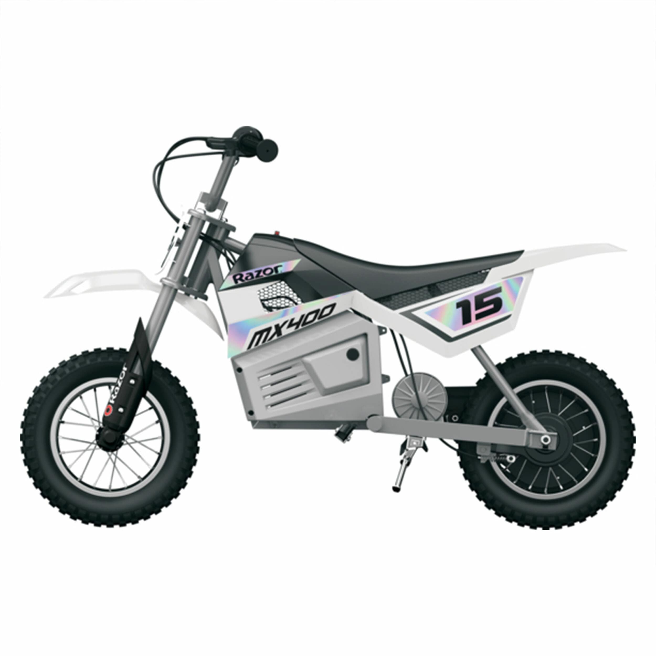 Razor Razor Mx400 Dirt Rocket 24V Electric Toy Motocross Motorcycle Dirt Bike White 82990 at Lowes