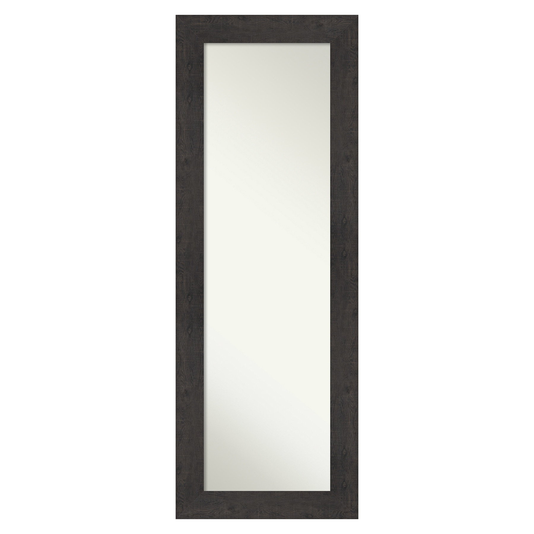 Amanti Art DSW4593712 Rustic Plank Espresso 19.5-Inches W x 53.5-Inches H Rectangle Rustic Plank Espresso Framed Full Length Door Mirror