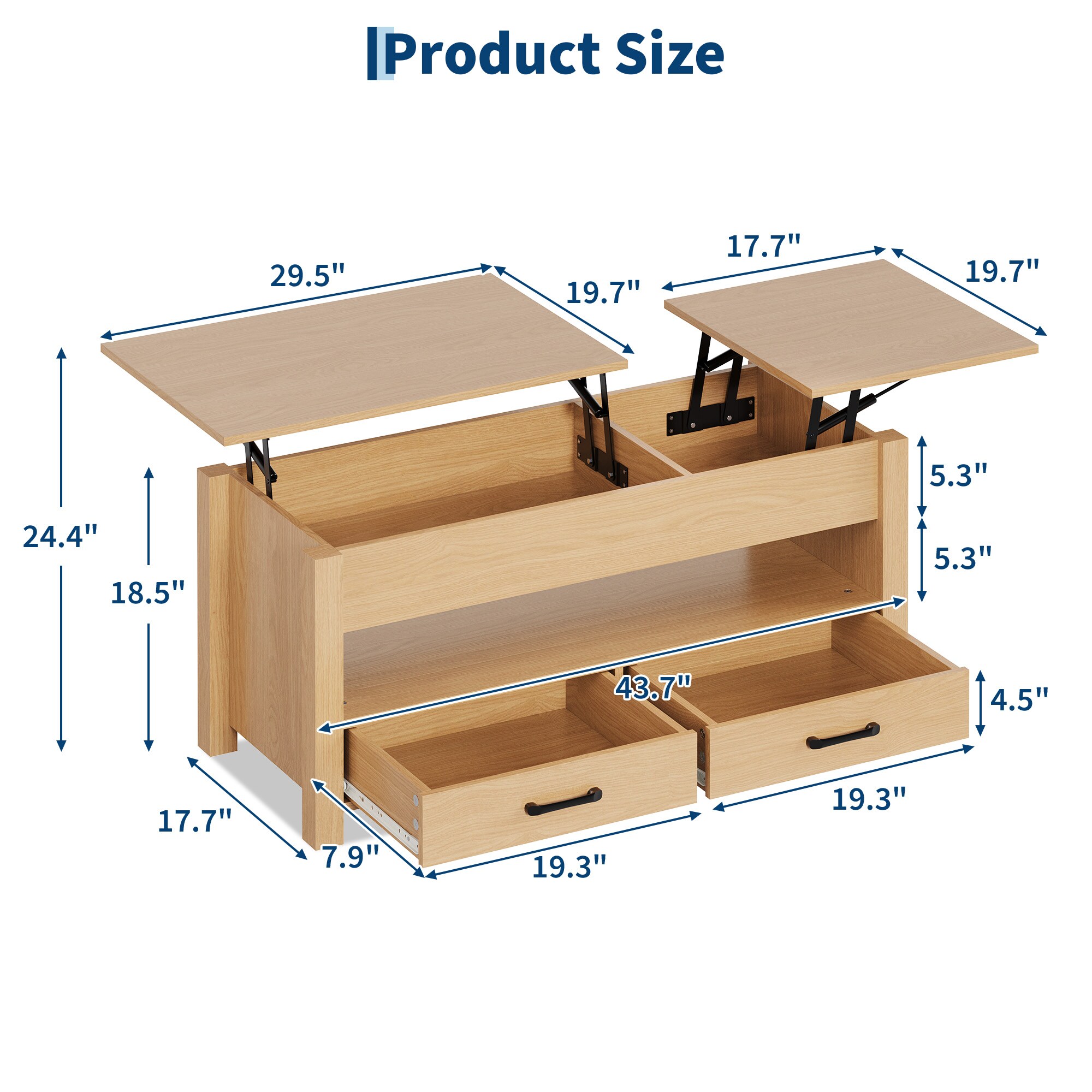 IdealHouse CMC-V9JD-OIY4R1SZZ Coffee-Tables - View #2