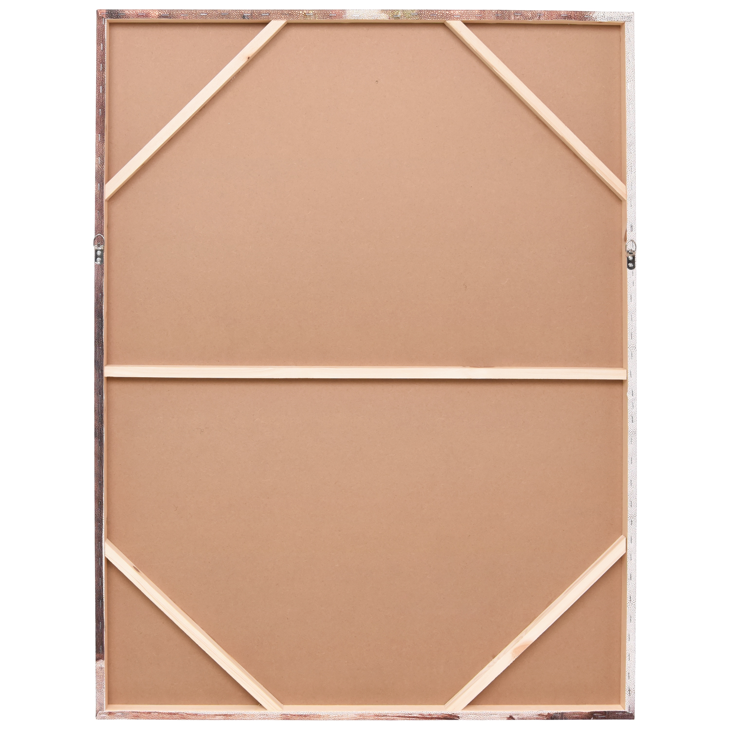Timeless Serenity I Gold Metallic Shagreen Wrapped Canvas Wall Art