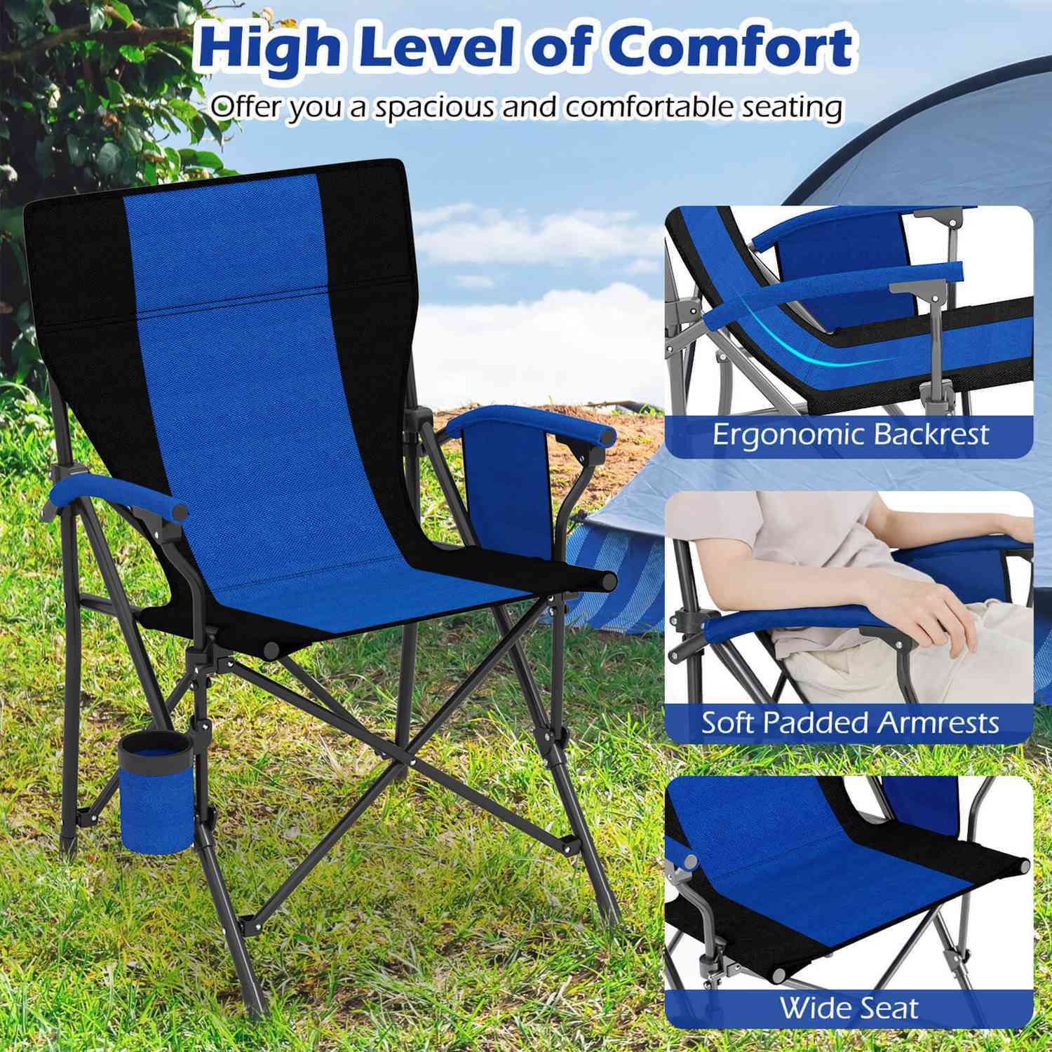 Costway CSHY001736 Beach-Camping-Chairs - View #9