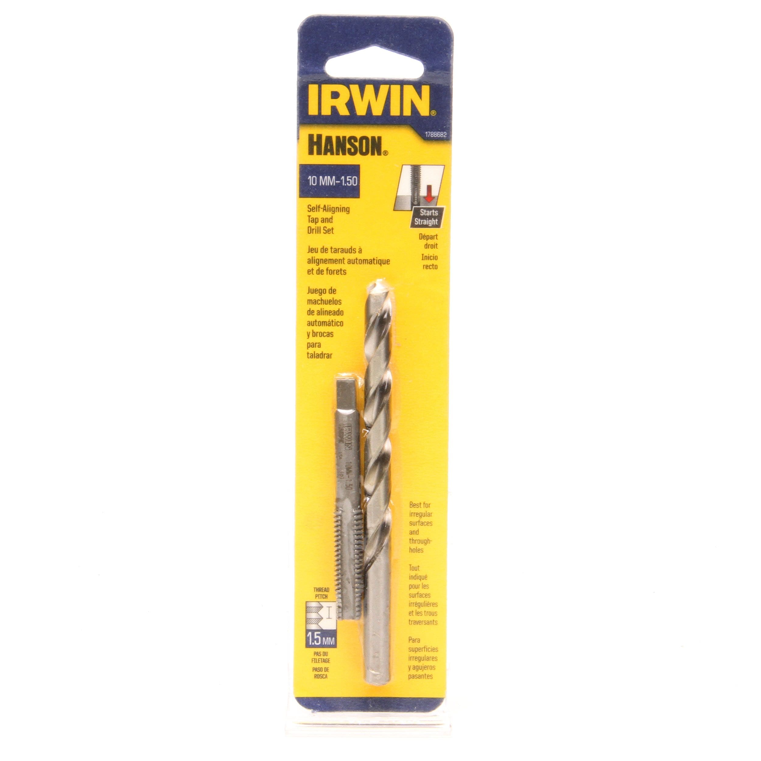 Irwin Hanson Tap and Drill Combo Set  5/16-24NF Pitch Drill Bit Letter I HSS USA 