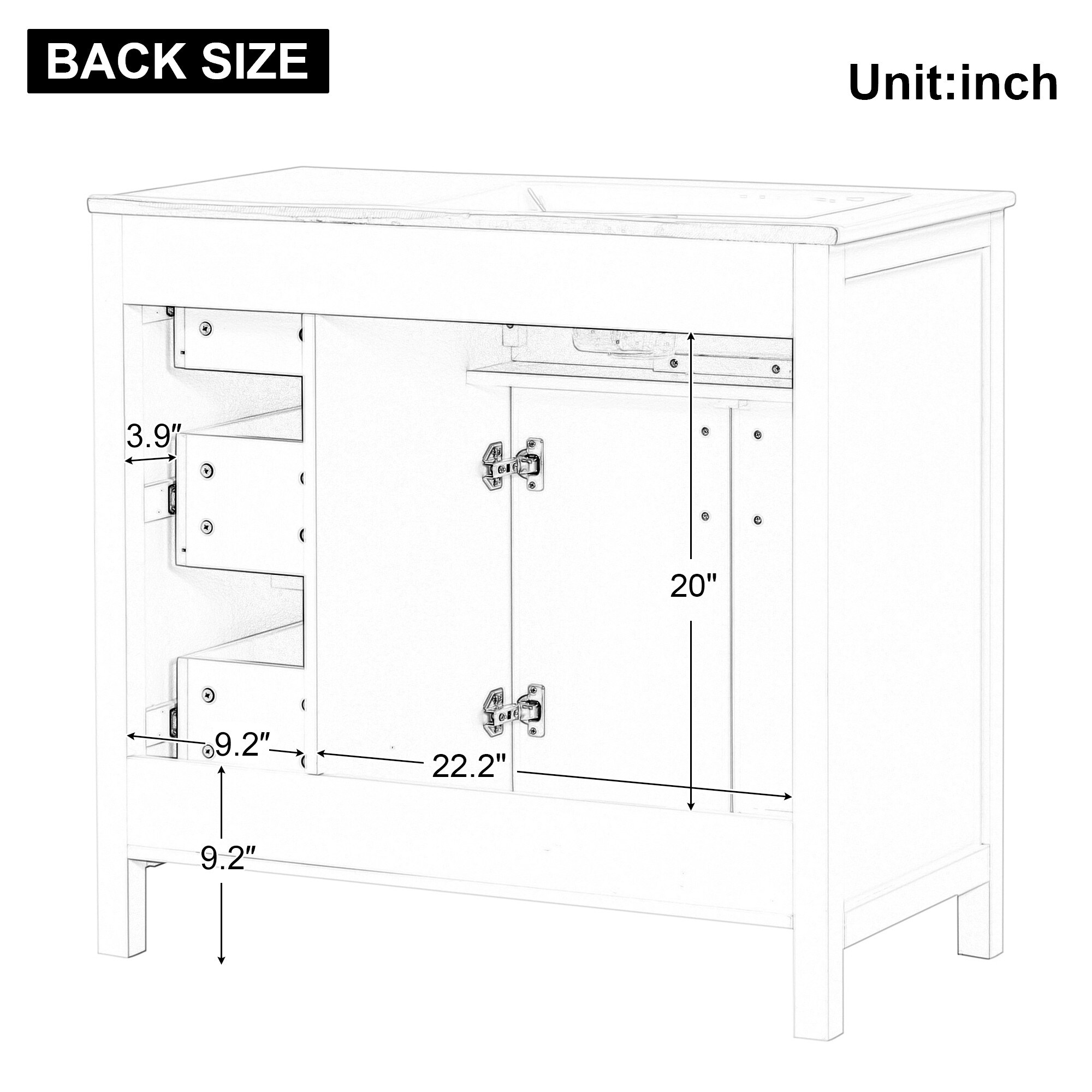 Dimakai DI-BY3605B3P Bath-Vanity-Combo - View #12