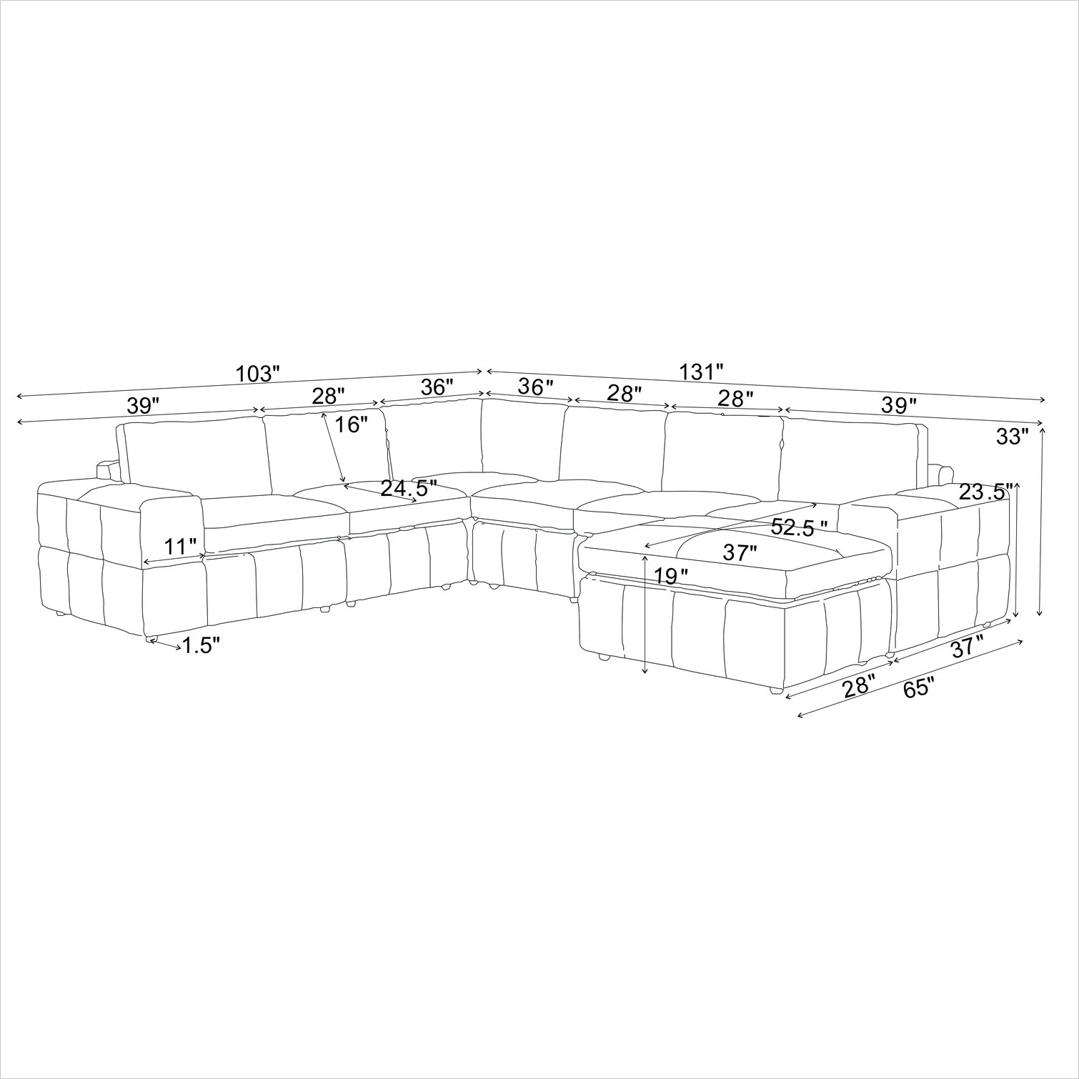 SunJet RB34FPFOA3MJ Sofas-Loveseats - View #12