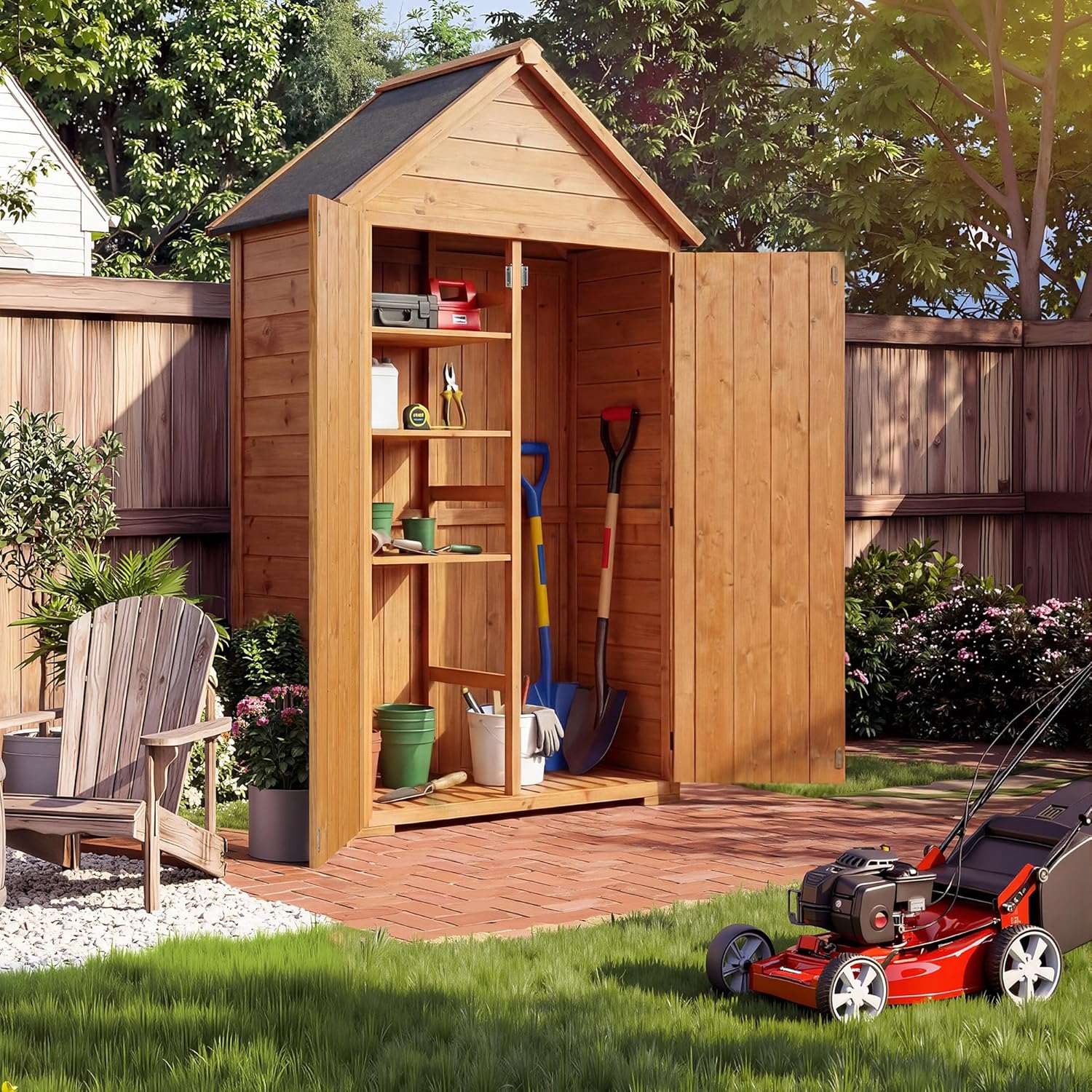 Garvee GGL-827368336844 Wood-Storage-Buildings - View #4
