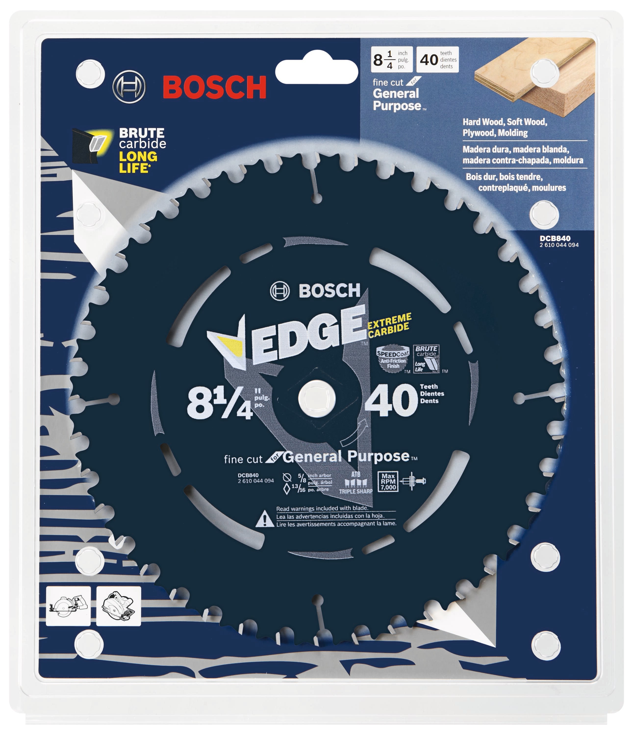 Bosch DCB840 Circular-Saw-Blades - View #3