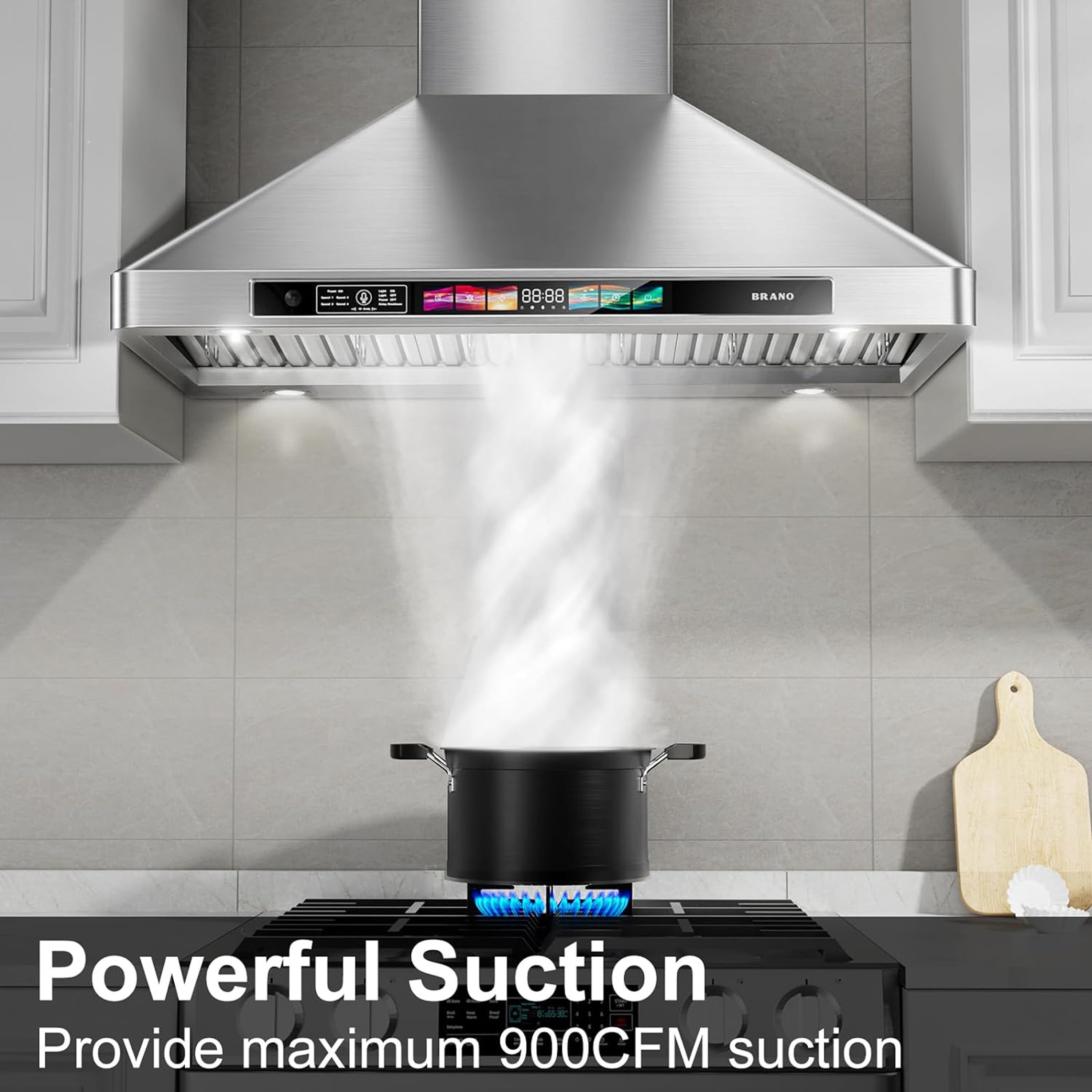 Damerin IU-RD11 Wall-Mounted-Range-Hoods - View #5