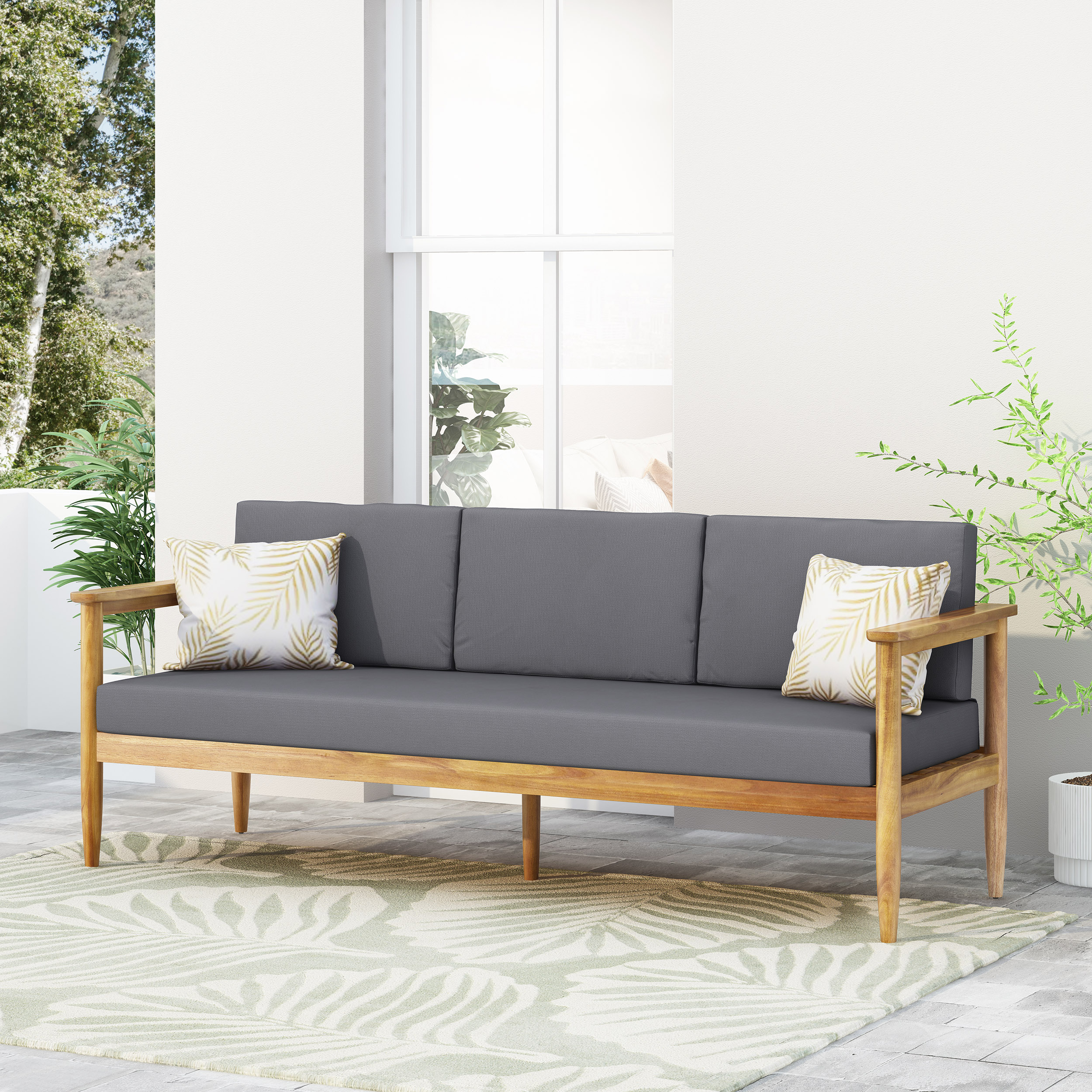 JUSHUA MT-0.00DGRY Sofas-Loveseats - View #3