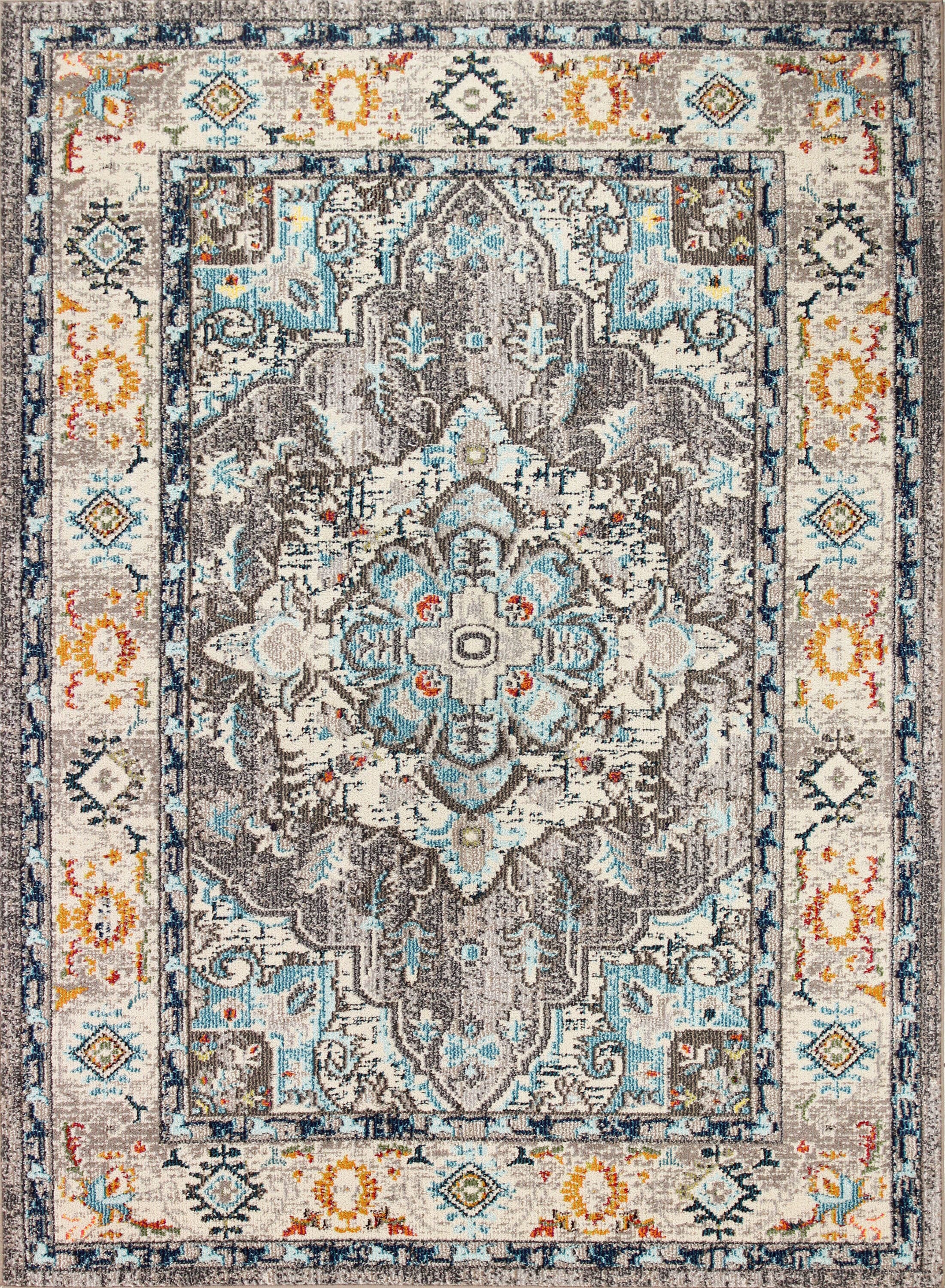 Bashian 649652272405 4 X 6 (ft) Beige Indoor Geometric Oriental Area Rug