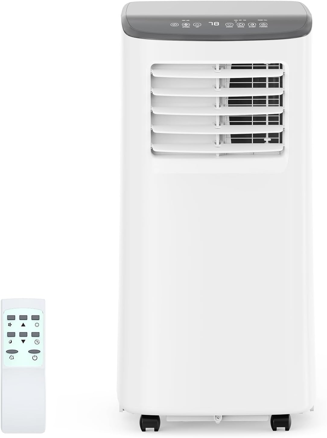 GarveeLife Super Low Price Today-8000 BTU / Small AC / 3In1 Cool Dehumidifier Fan / Quiet / Easy Move / Remote / LED Display / Home Office Bedroom