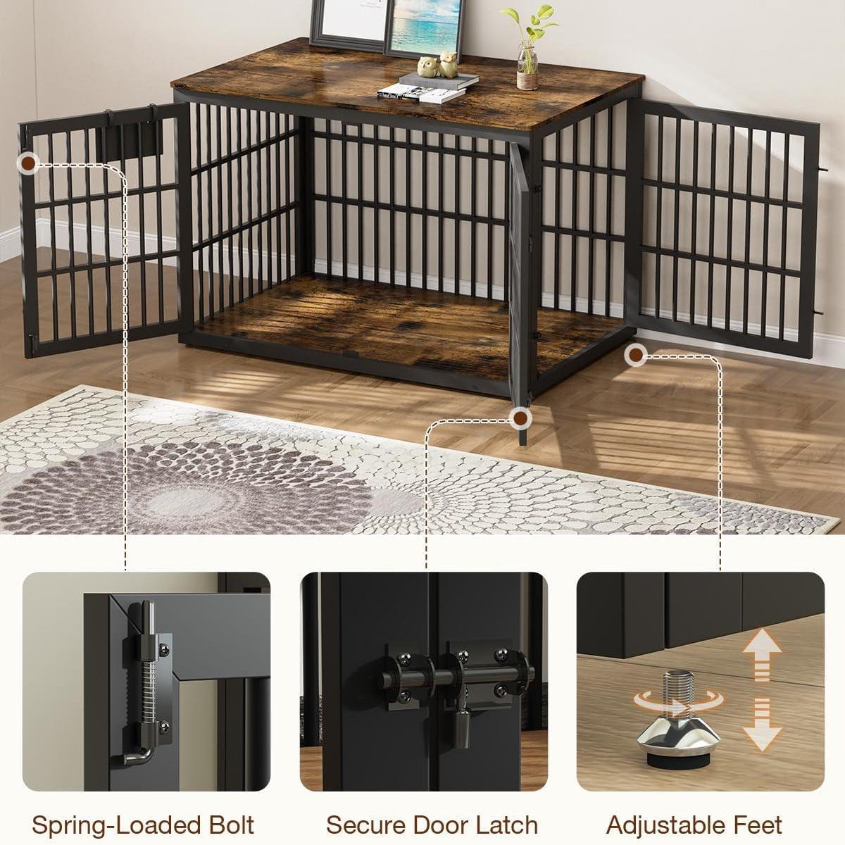 AECOJOY 12083BKBR-LS02 Pet-Crates-Carriers - View #2