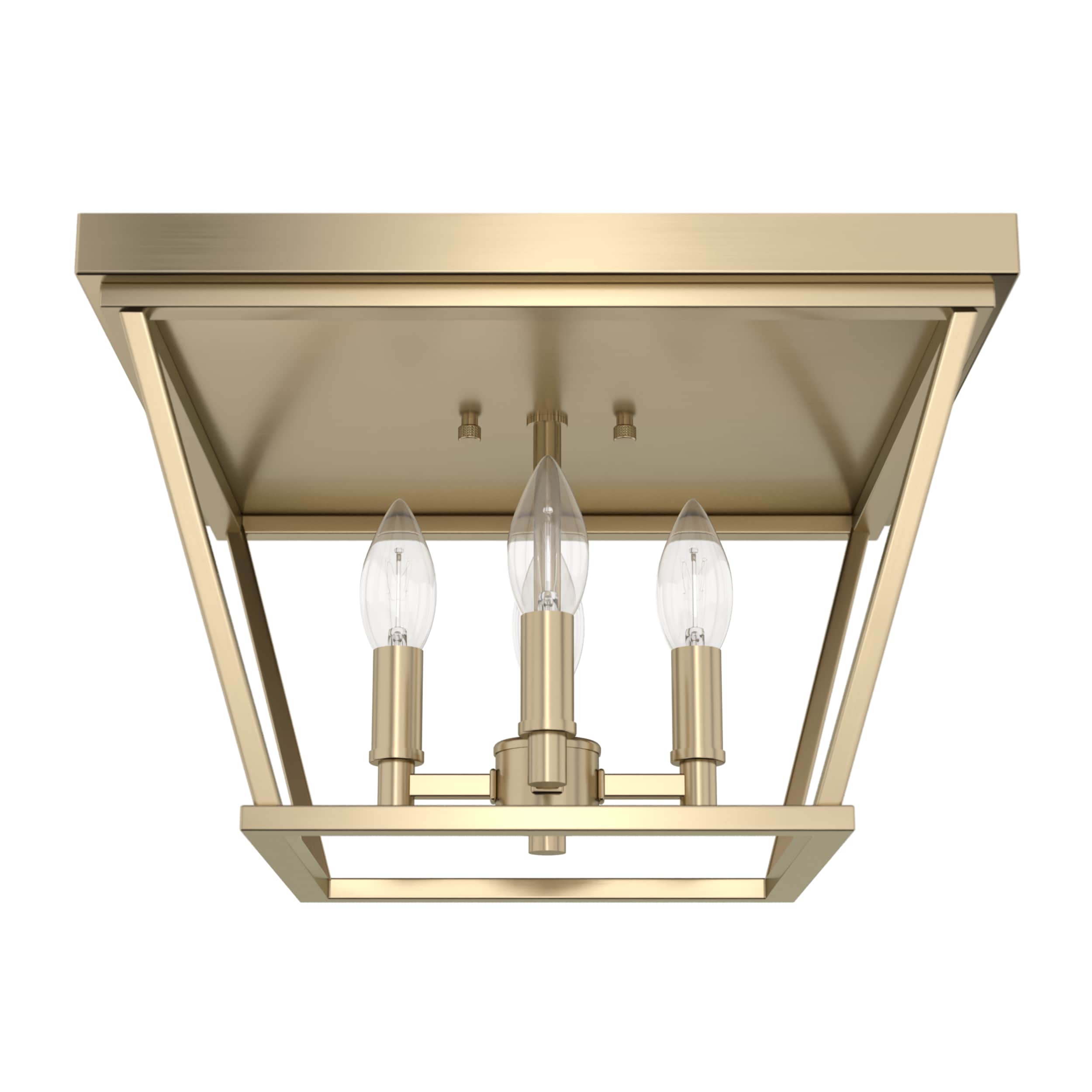 Hunter 19075 Laurel Ridge 4.0 -Light 19-in Matte Gold Flush Mount Light
