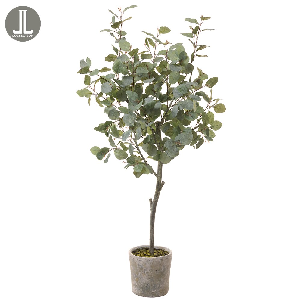 Allstate Floral LTE970-GR 60-in Green Indoor Floor Eucalyptus Artificial tree