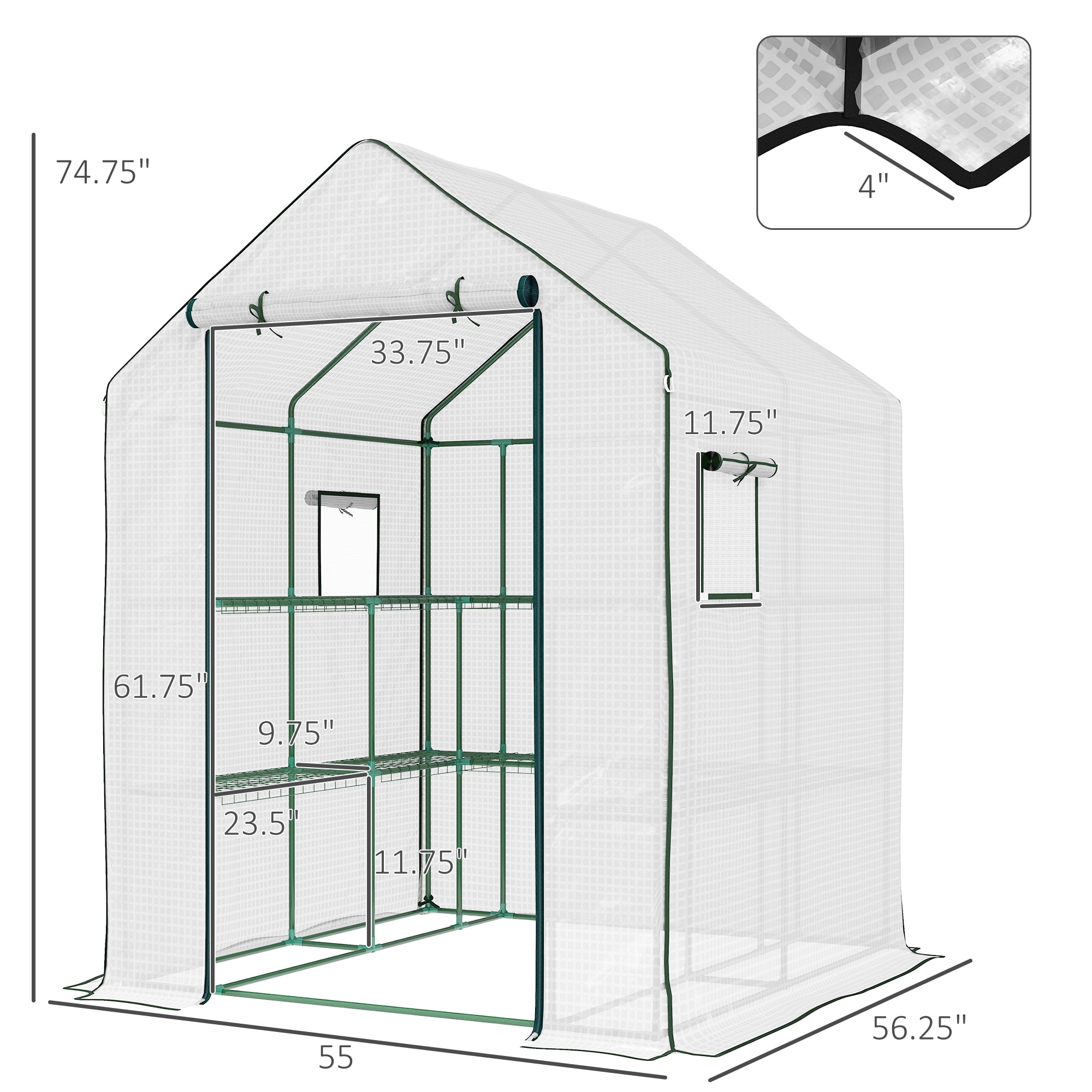 BABOOM BOM-174446-OR greenhouses - View #3