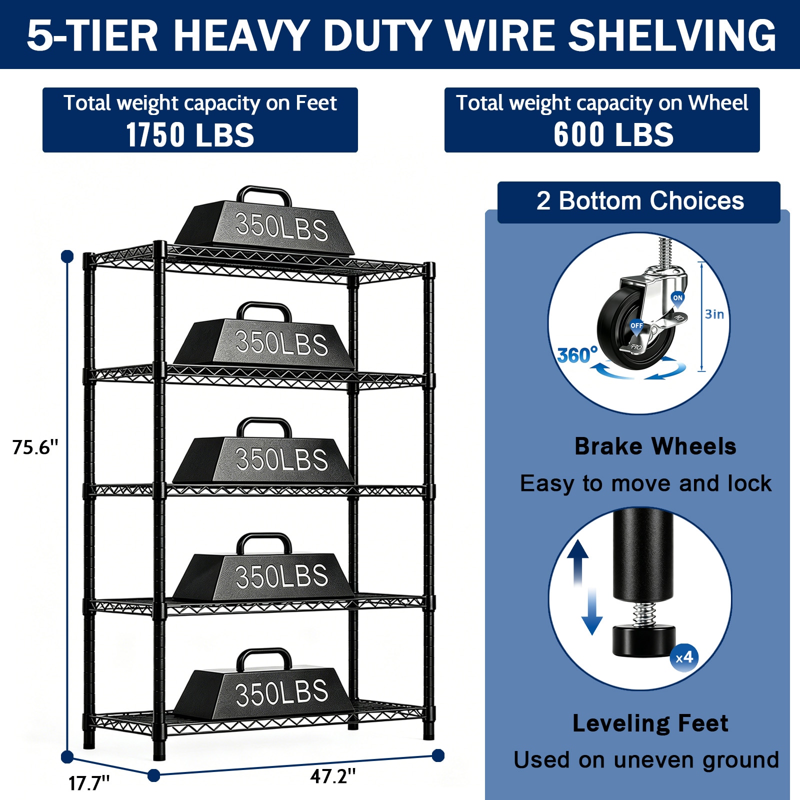 Tatayosi DJ-339669 Free-Standing-Shelving - View #7