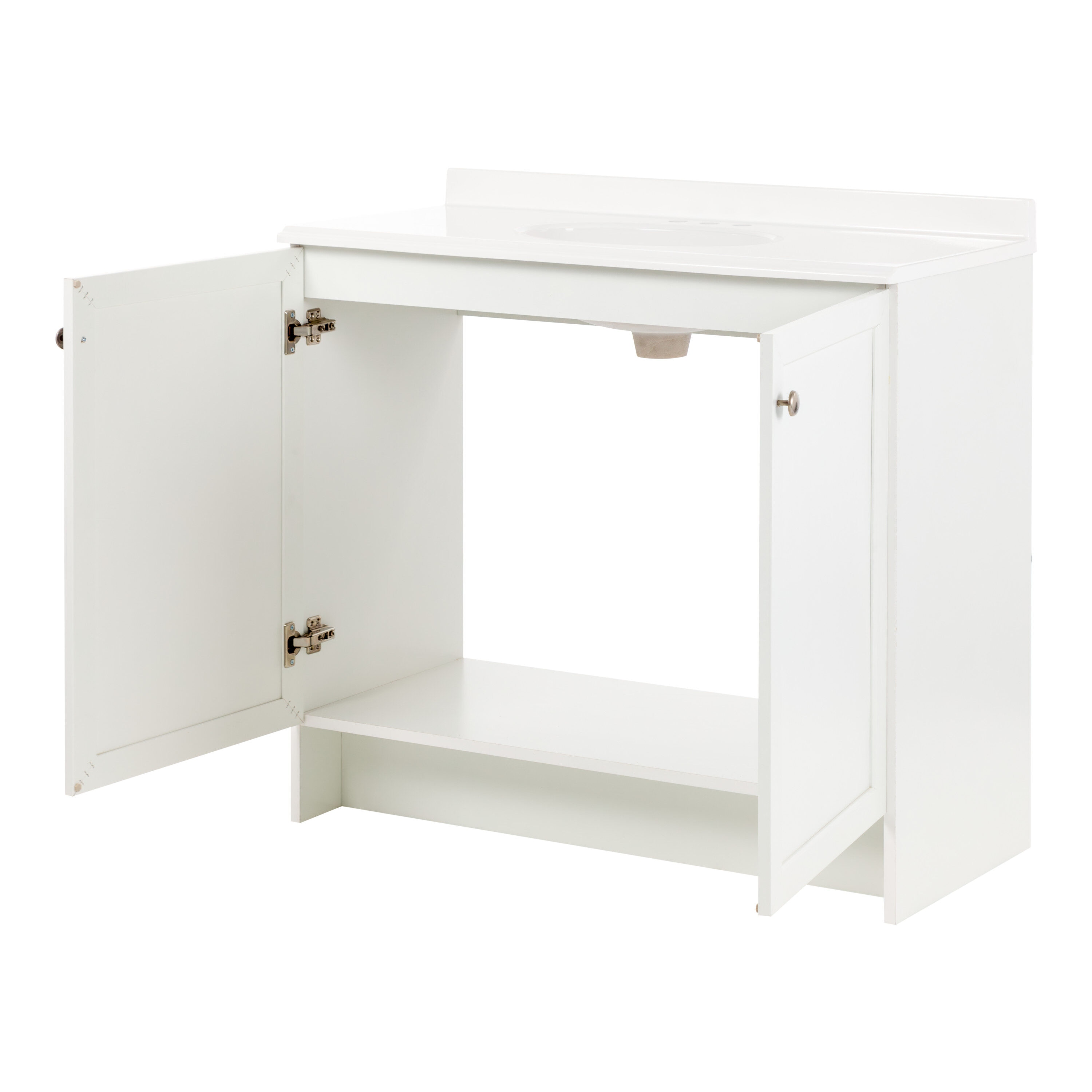 Project Source W063636P2-WH Bath-Vanity-Combo - View #3