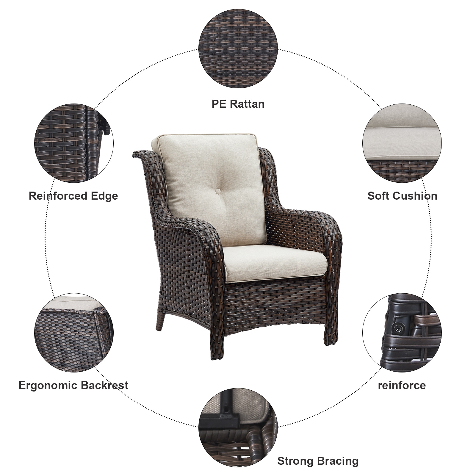 Jeehope PA006-2 Patio-Chairs - View #5