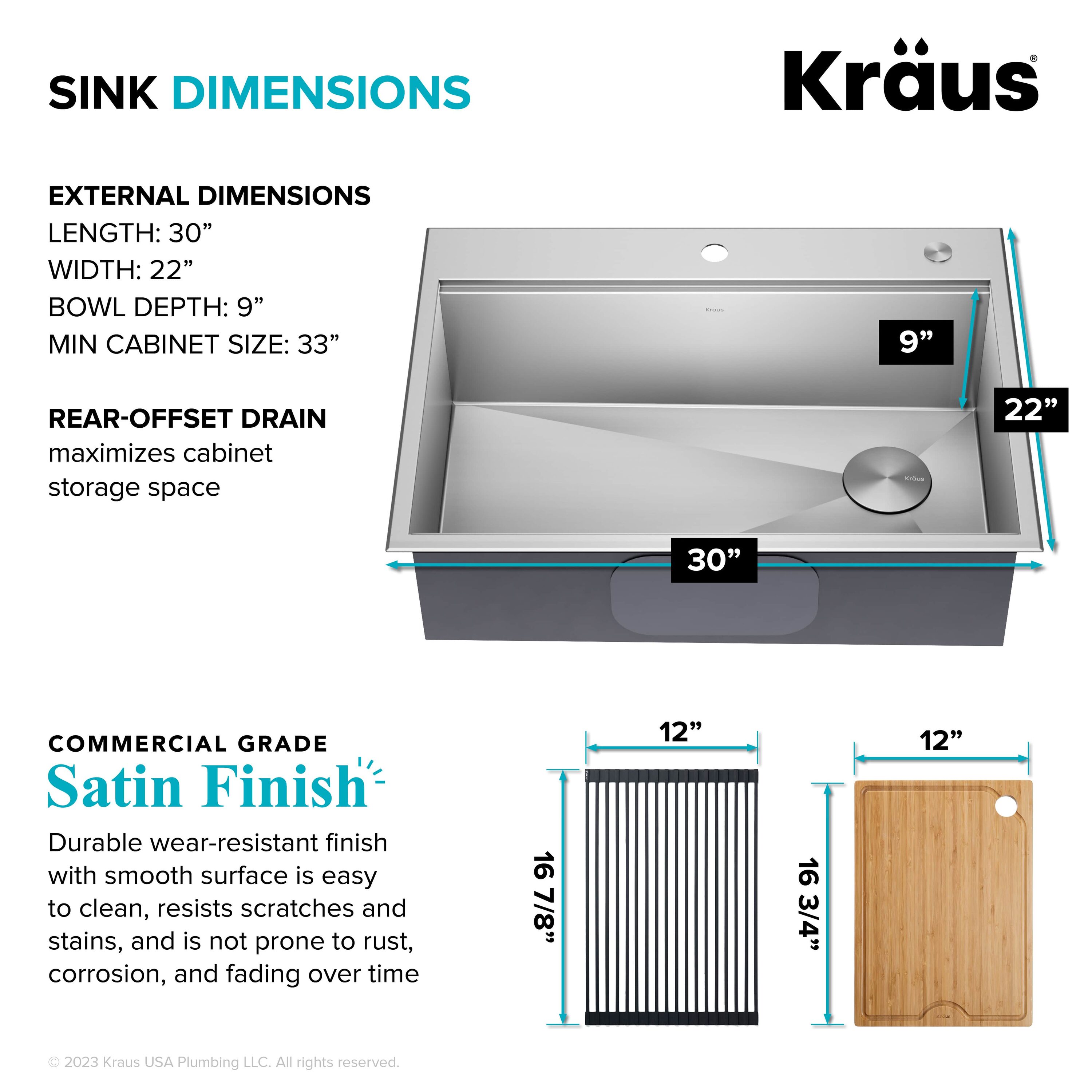 Kraus KWT310-30 Kitchen-Sinks - View #5