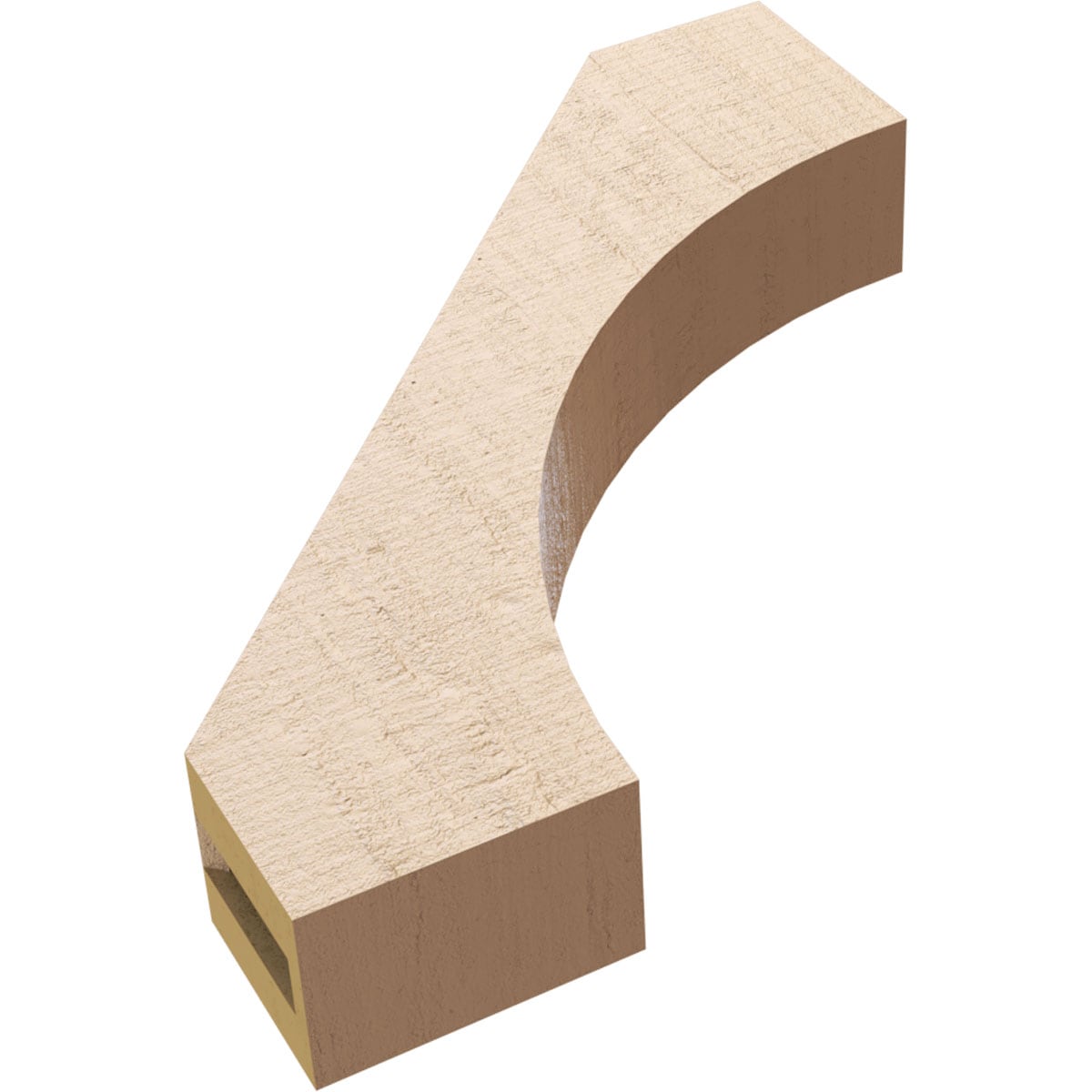 Ekena Millwork BRCUR03X16X16WTLRCPR braces - View #7