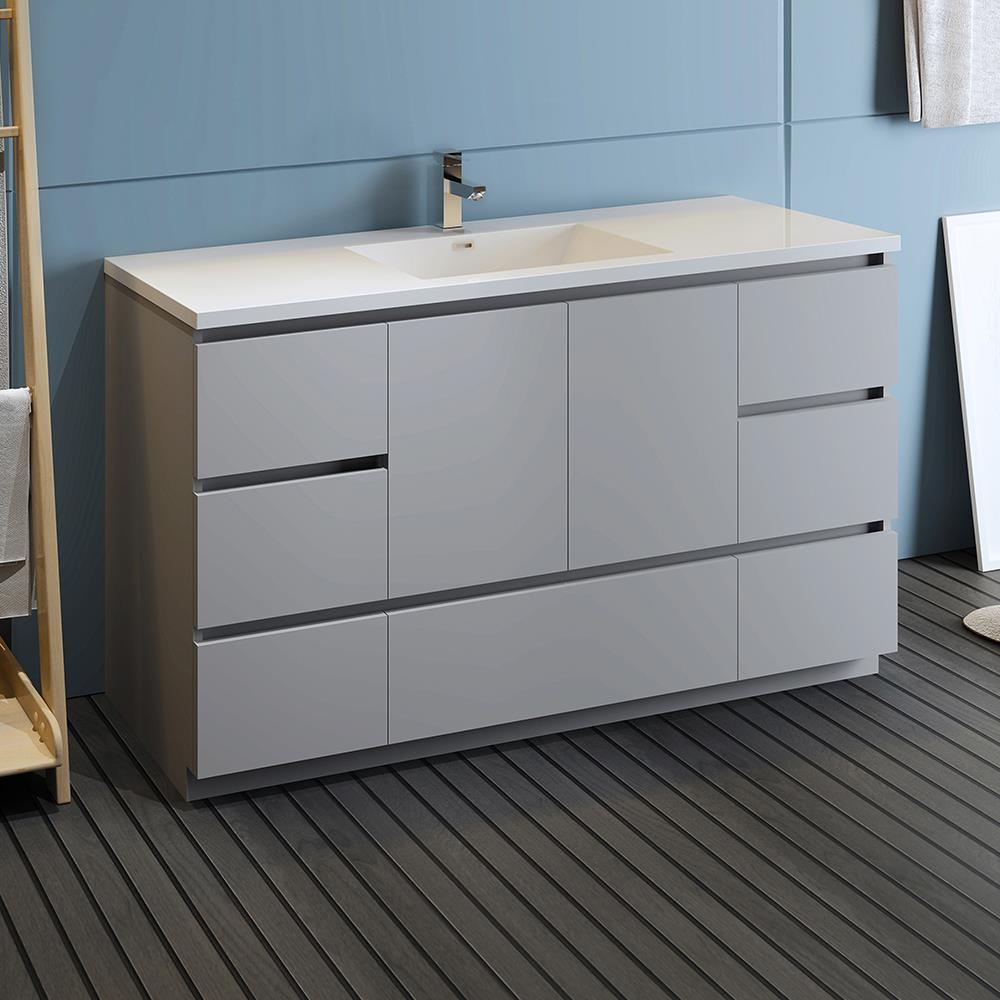 Fresca FCB9360GR-S-I Bath-Vanity-Combo - View #3