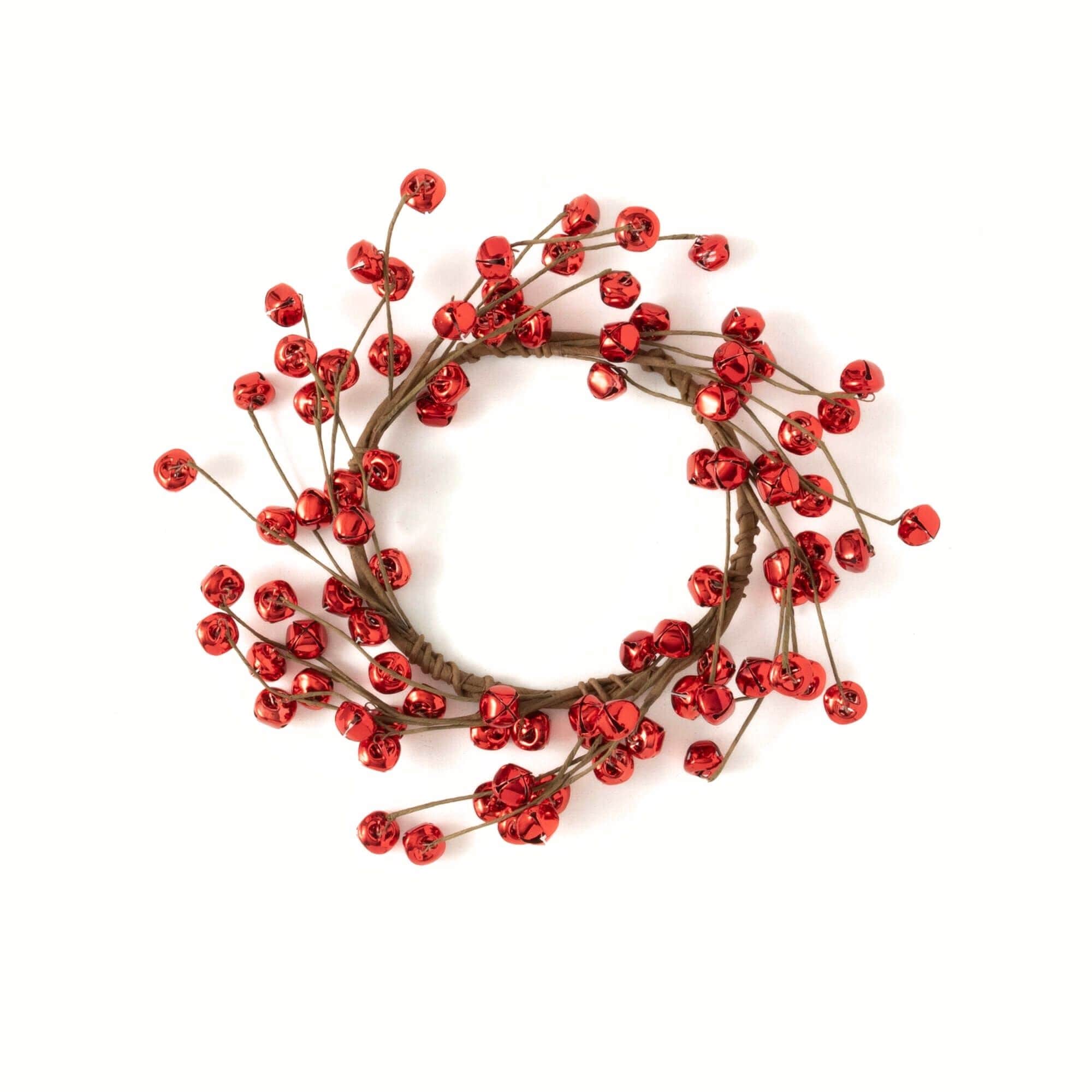 Sullivans BELL6 Jolly Reindeer 12.5-in Indoor/Outdoor Red Artificial Christmas Wreath