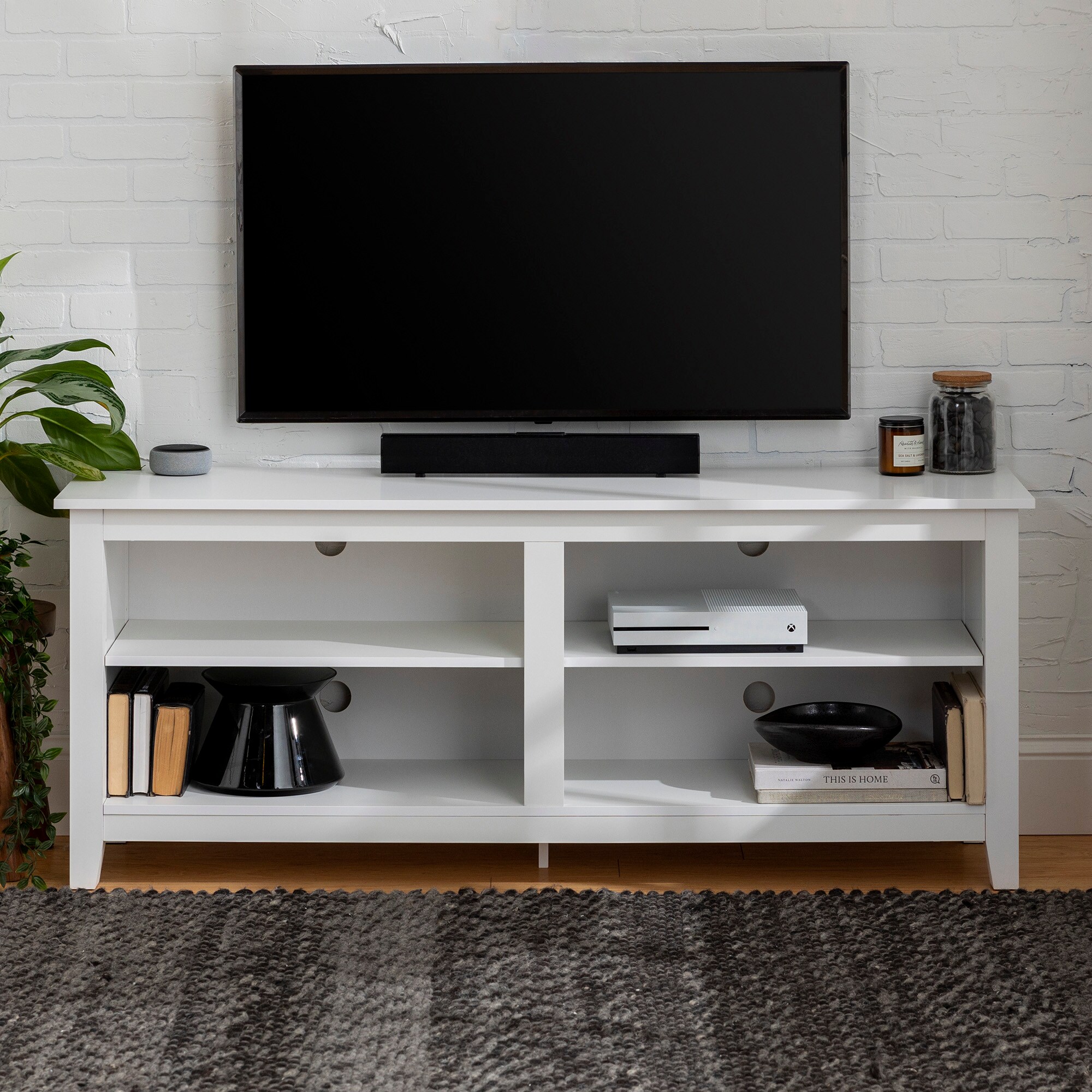 Walker Edison LW58CSPWH Tv-Stands - View #2