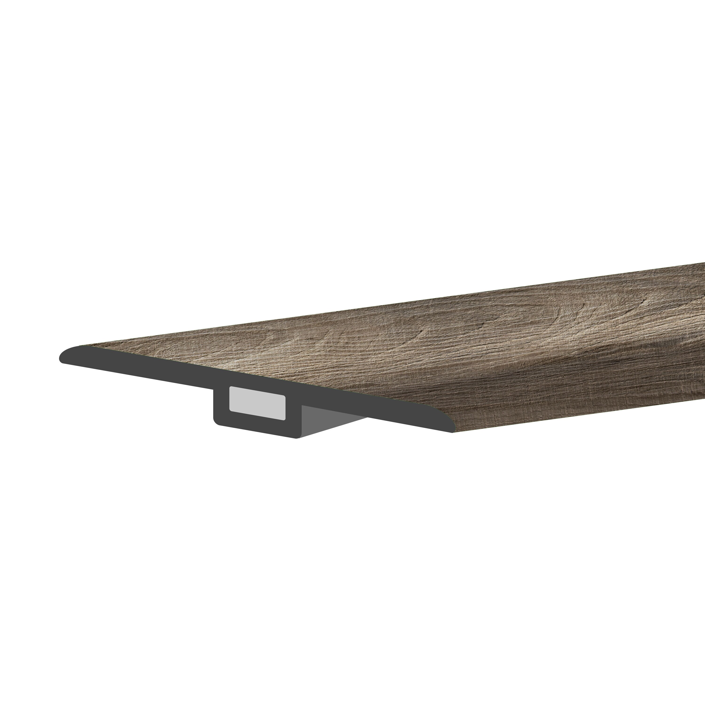 Lucida USA MC-502TM MaxCore T-moulding Obsidian 0.27-in T x 1.75-in W x 48-in L Vinyl T-moulding