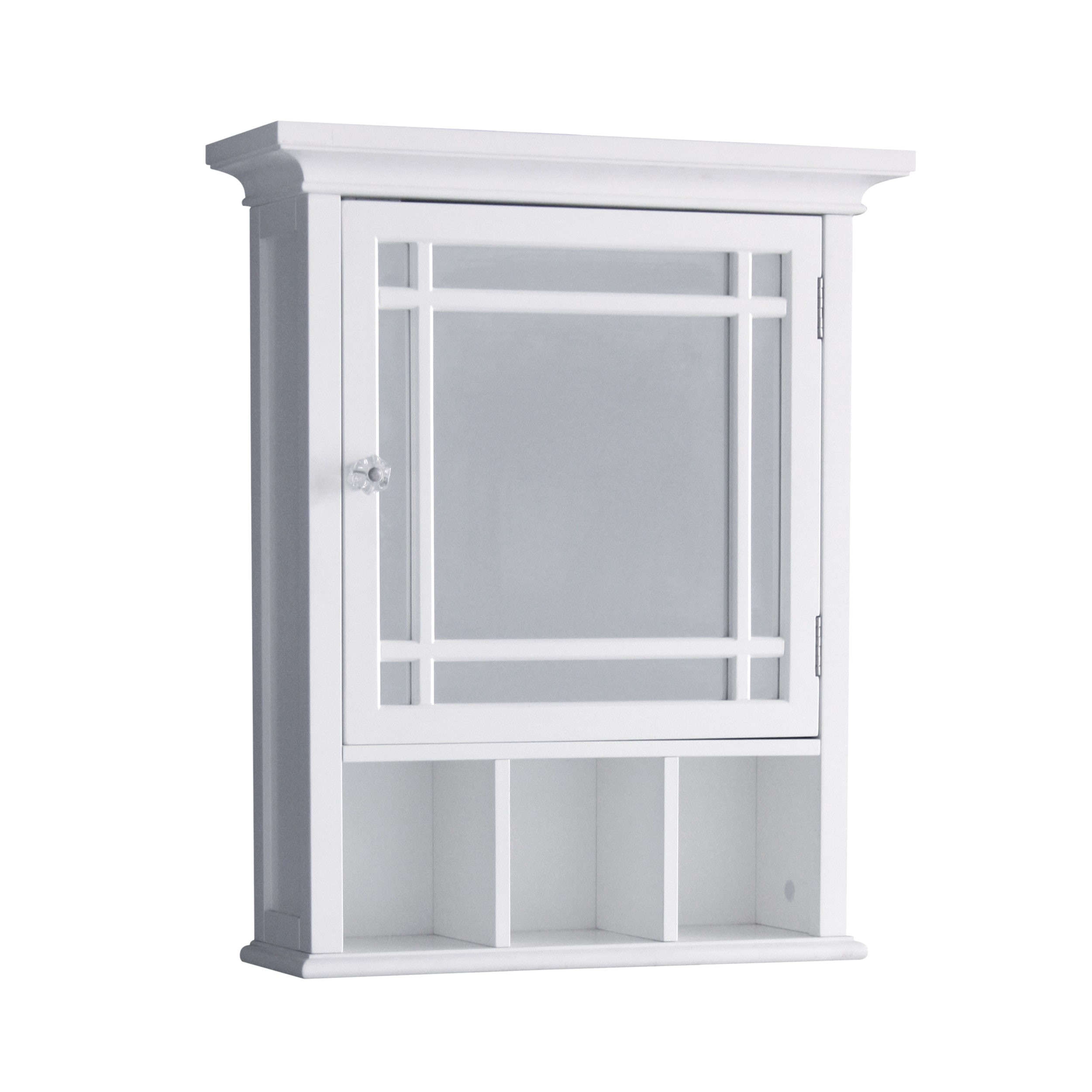 Teamson Home 74LA42 Neal 20 x 24.25 Surface Mount White Rectangle Medicine Cabinet