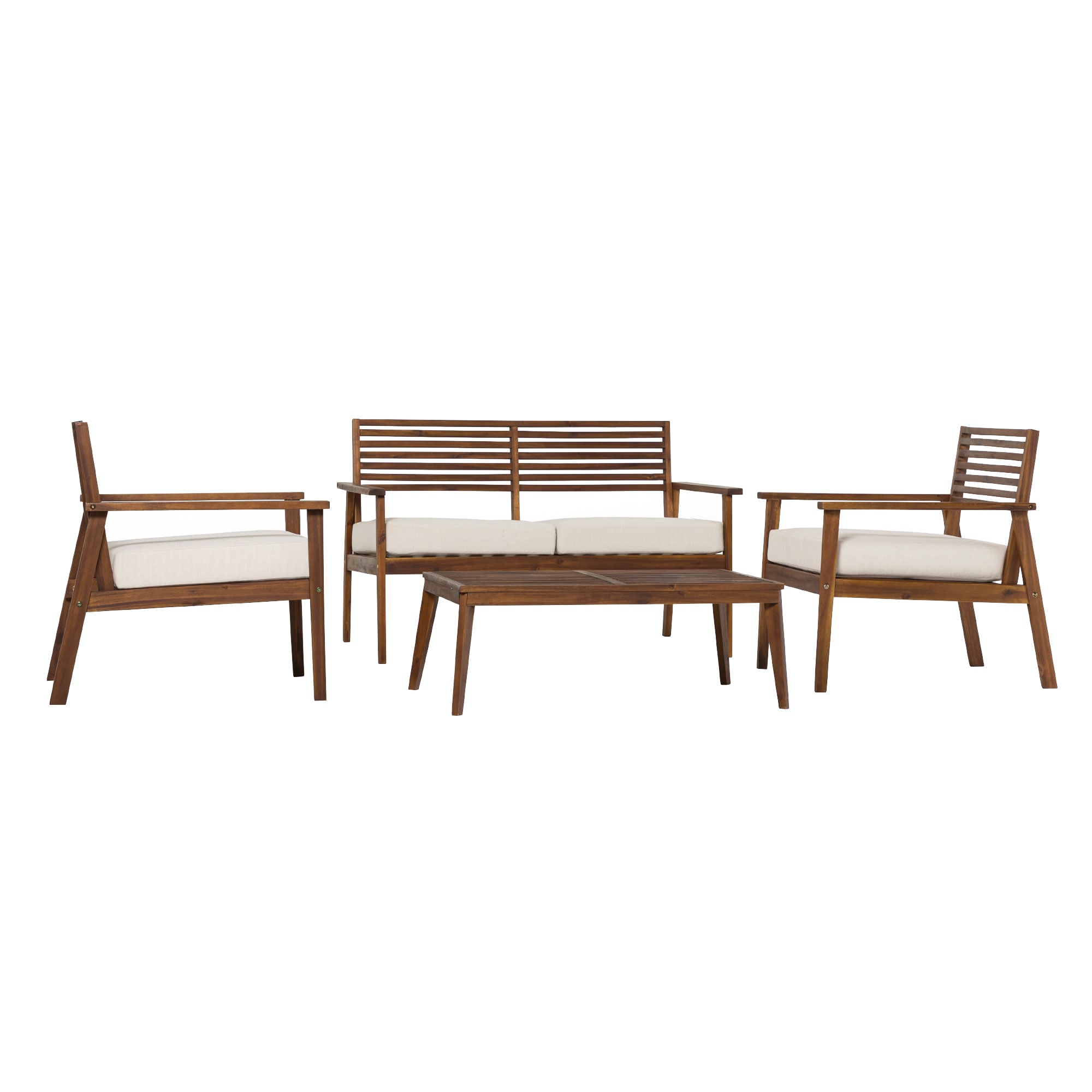 Walker Edison LWZAN4PCDBB Patio-Conversation-Sets - View #4