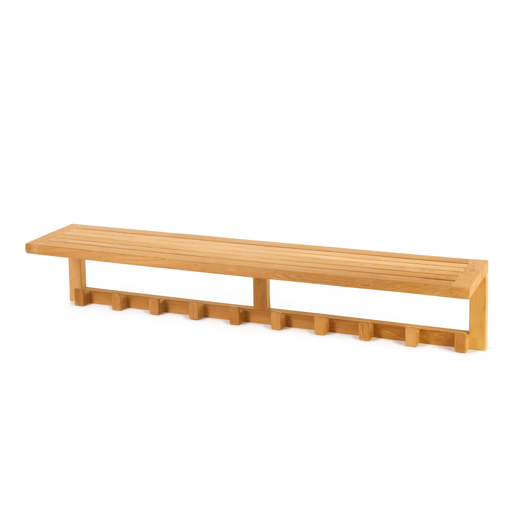 ARB Teak & Specialties ACC592 A.R.B. Teak and Specialties Honey Wood Wall mount Bathroom Shelf ( 48-in x 9-in x 9-in )