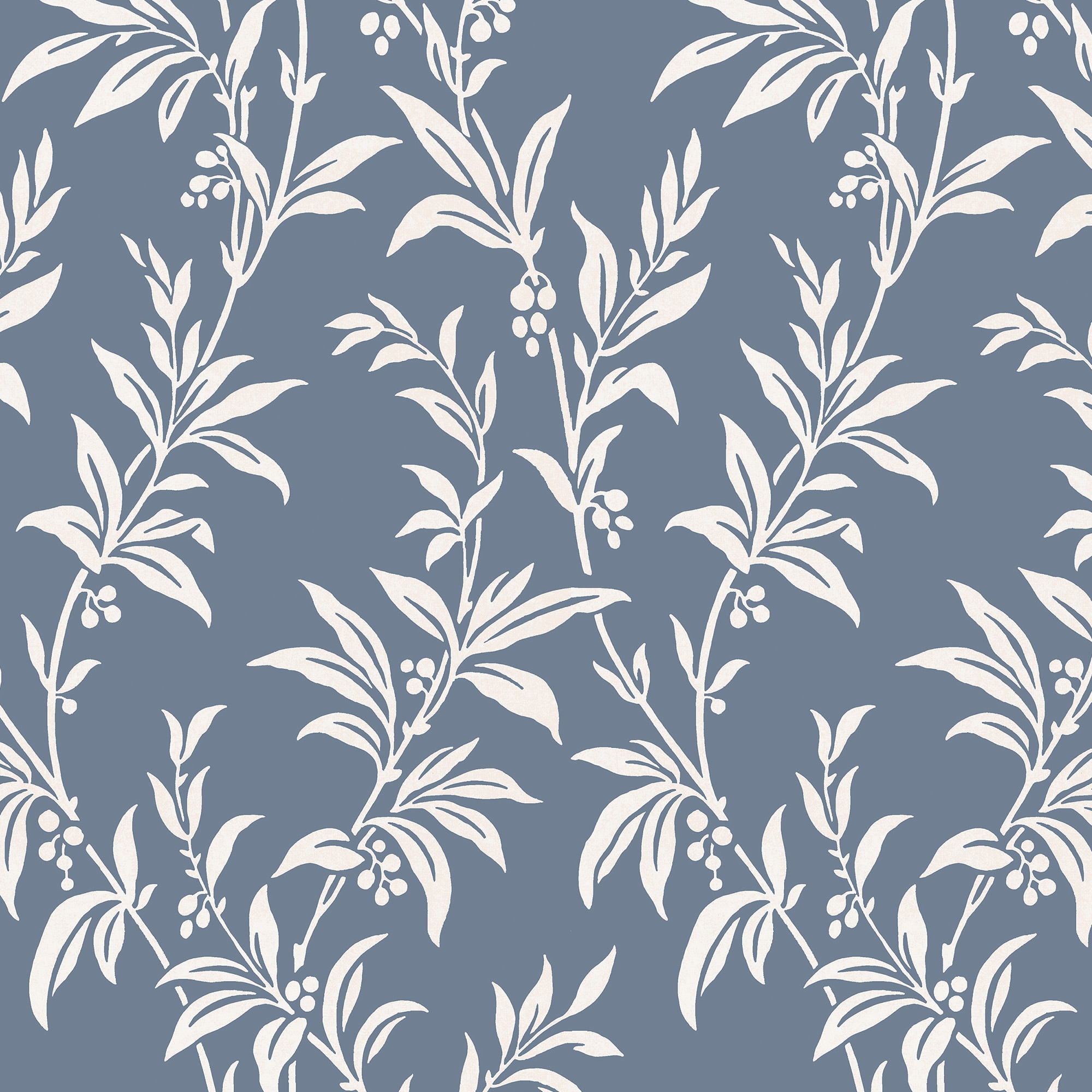 Laura Ashley - Laura Ashley Paxford Leaves Dark Seaspray Wallpaper