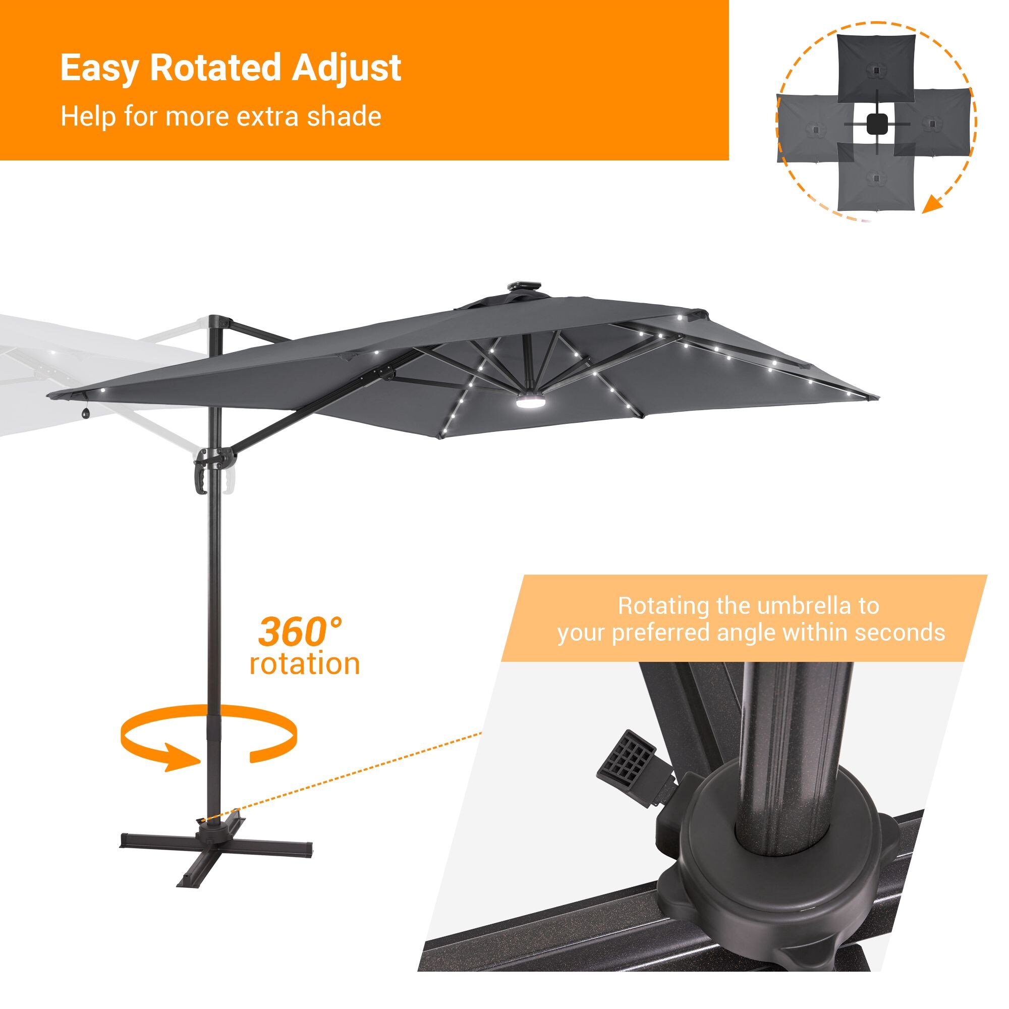 Sonkuki SD-MN108LY-LED Umbrellas-2 - View #4