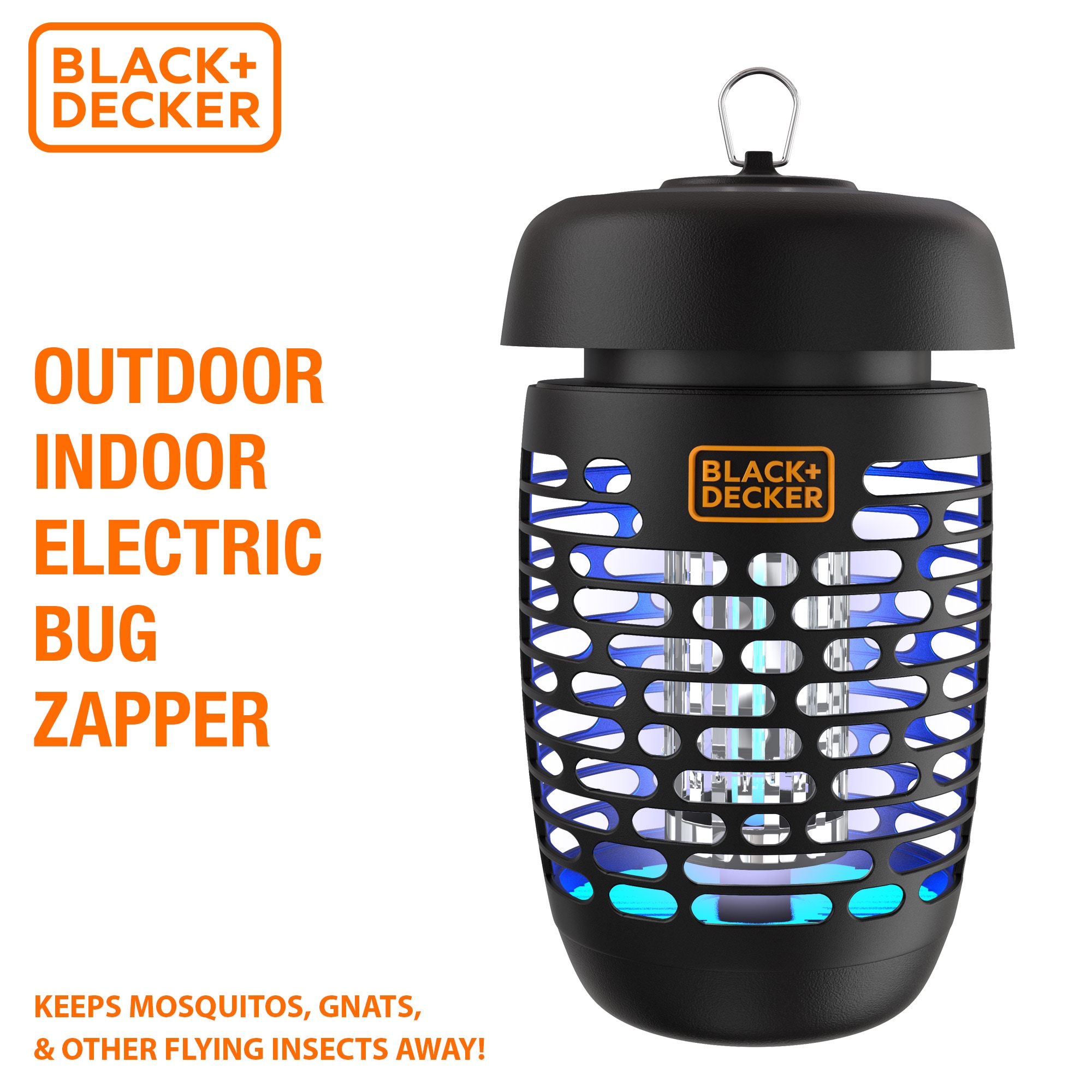 BLACK+DECKER~Bug Zapper Racket~Electric Fly Swatter~Gnat