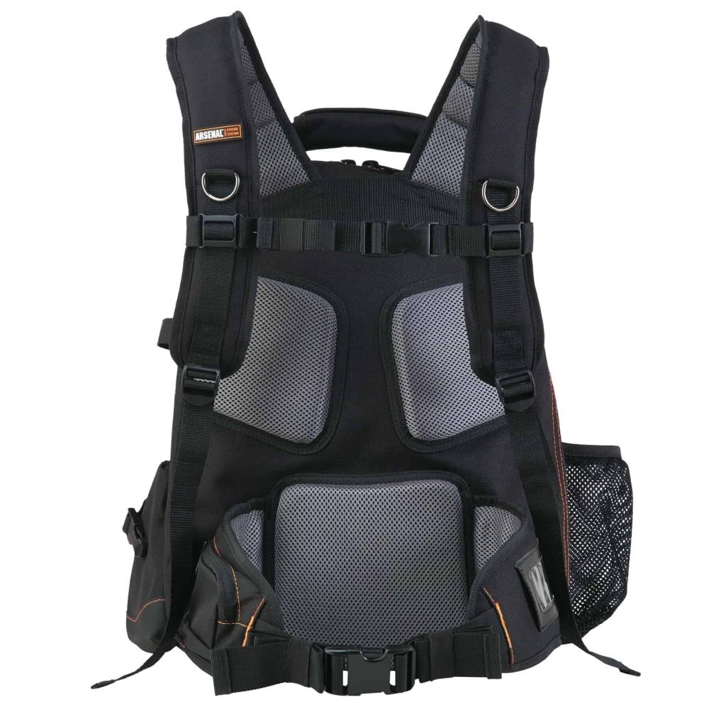 Ergodyne Black Polyester 16-in Zippered Backpack in the Tool Bags ...