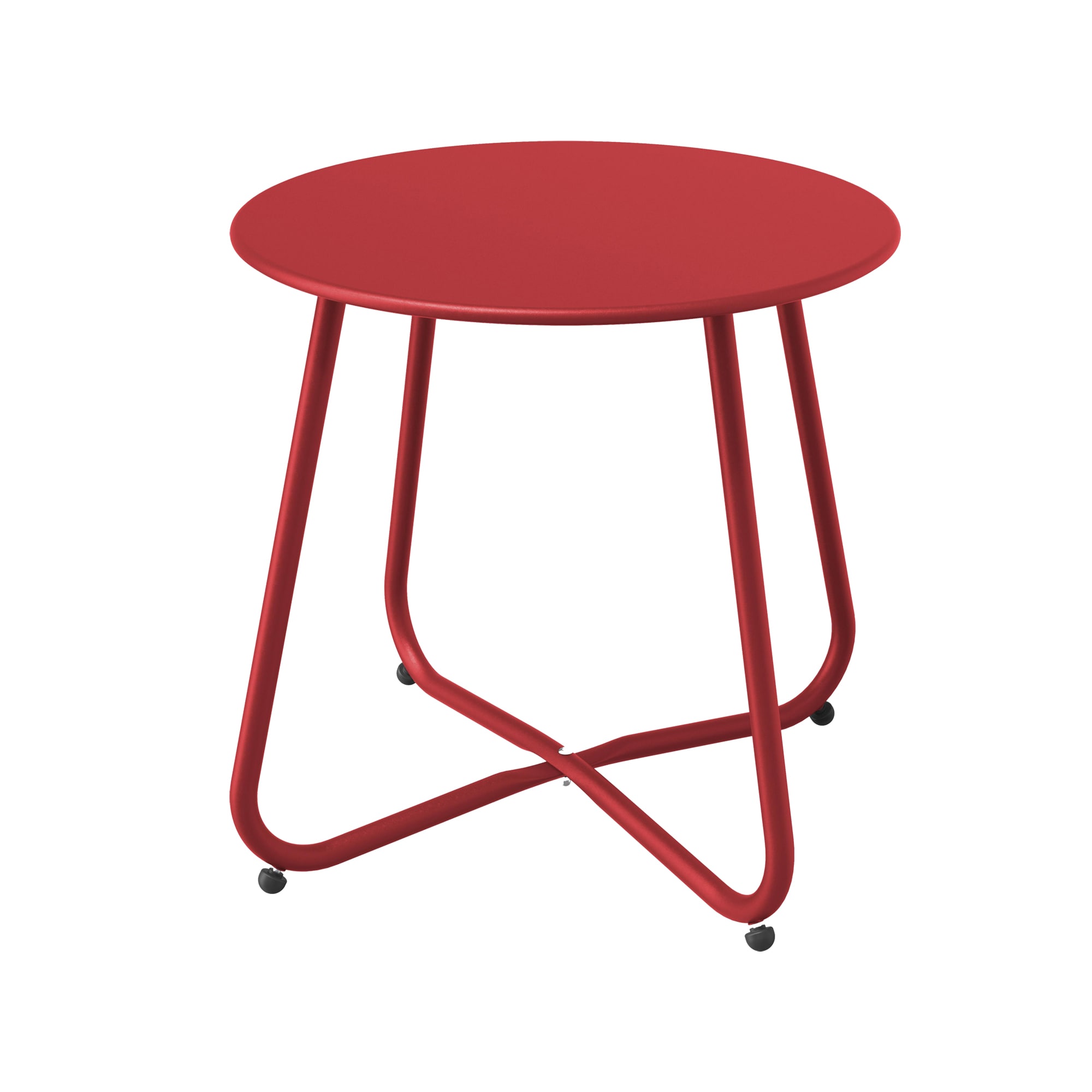 Decksplore BSHTE0000011 Patio Side Table Round Outdoor End 17.75 W x 17.75 L