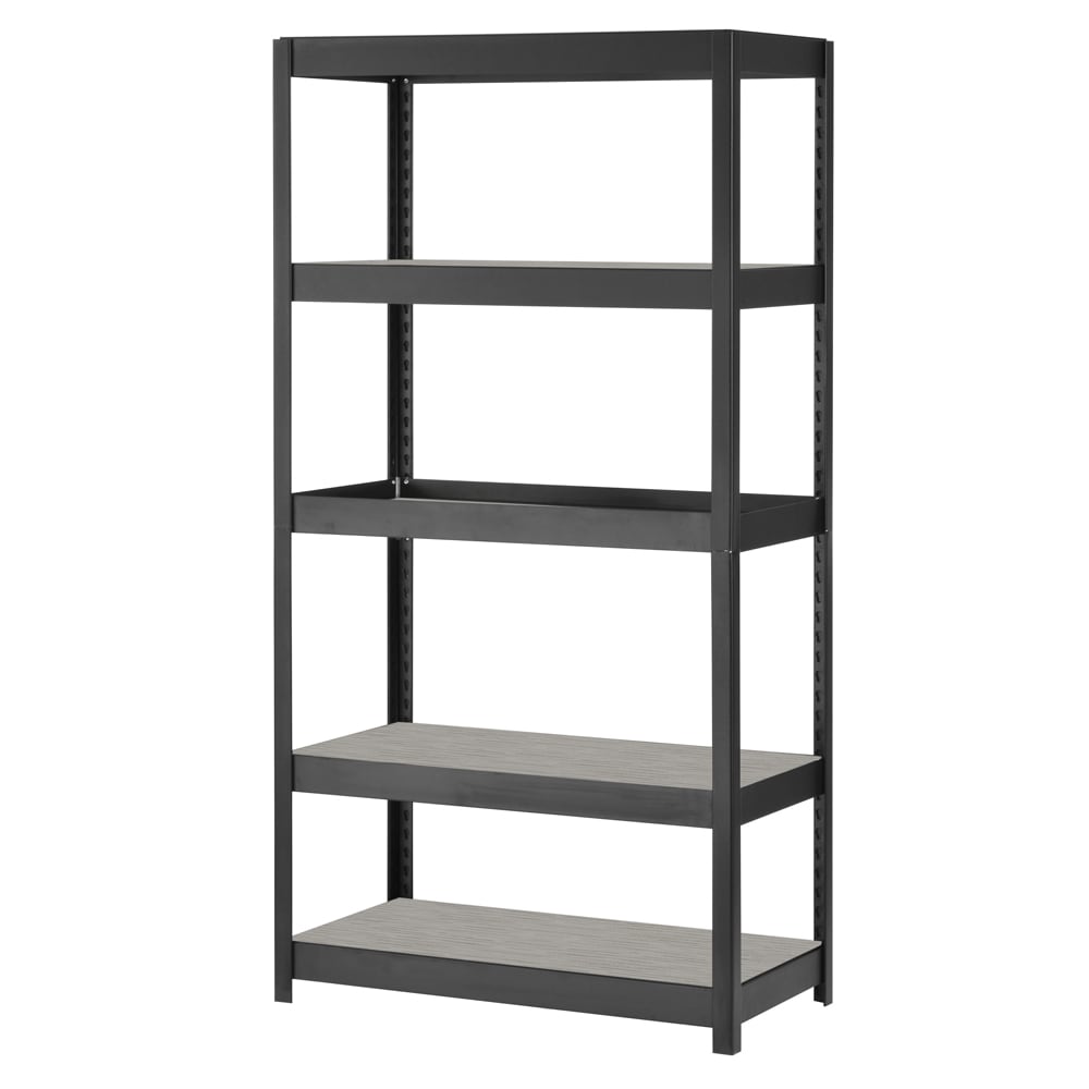 edsal 18in D x 36in W x 72in H 5Tier Steel Utility Shelving Unit in