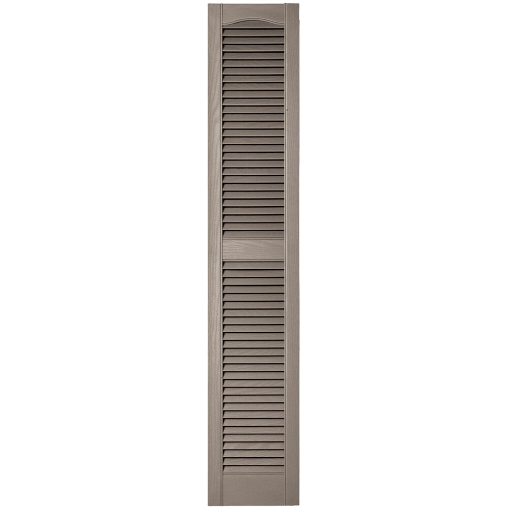 Vantage V1711264008 12-in W x 64-in H Clay Louvered Exterior Shutters ( 1 -Pack )