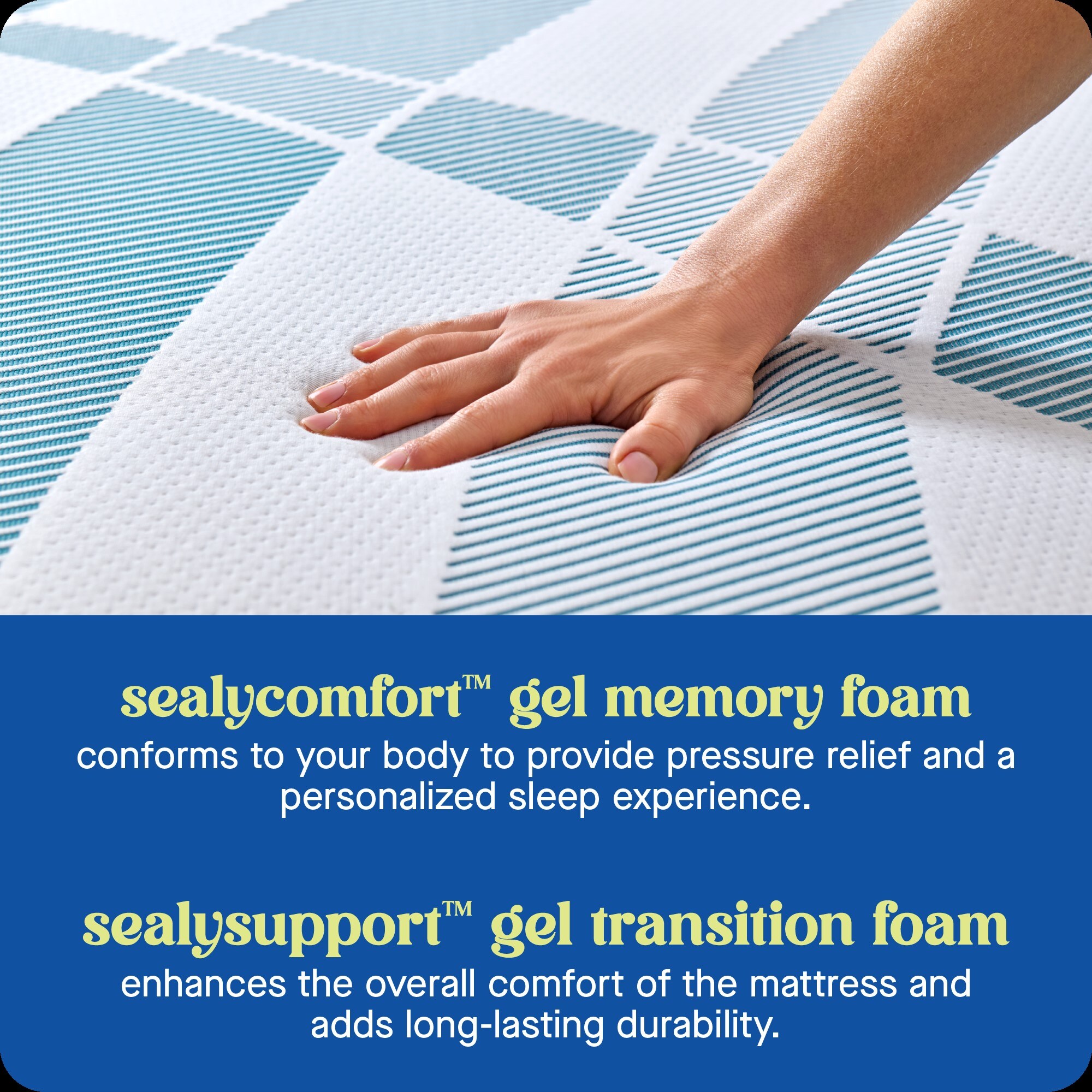 Sealy Dreamlife 10" Gel Memory Foam Queen Mattress
