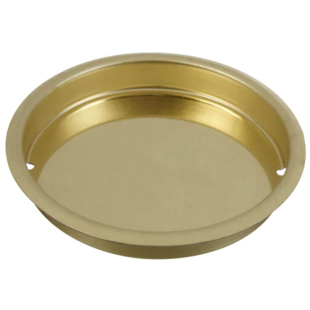 Gatehouse S837-336 2-1/8-in W x 2-1/8-in H Brass Cup pull 2 -Pack