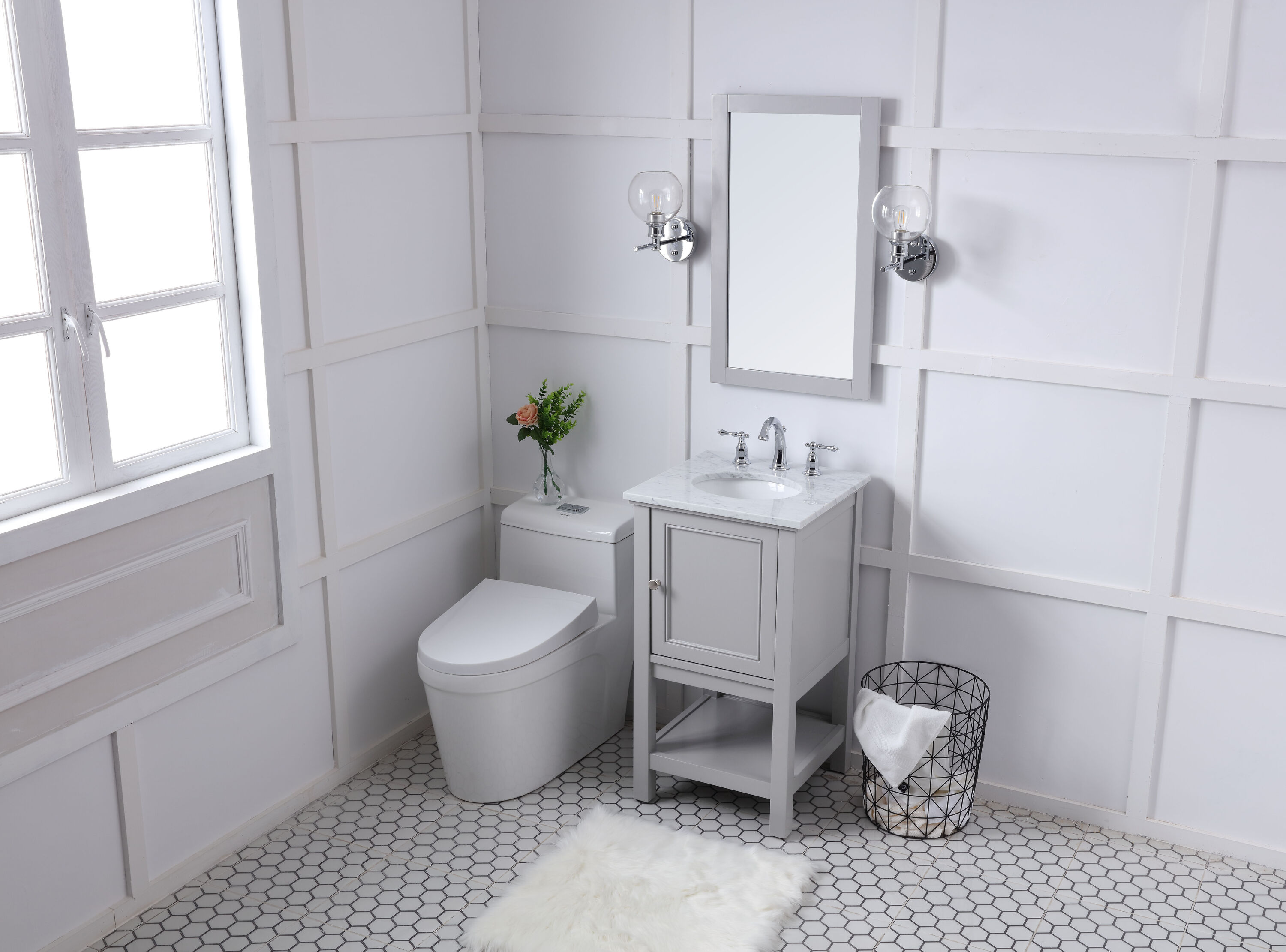 Elegant Decor HF81057GR Bath-Vanity-Combo - View #11